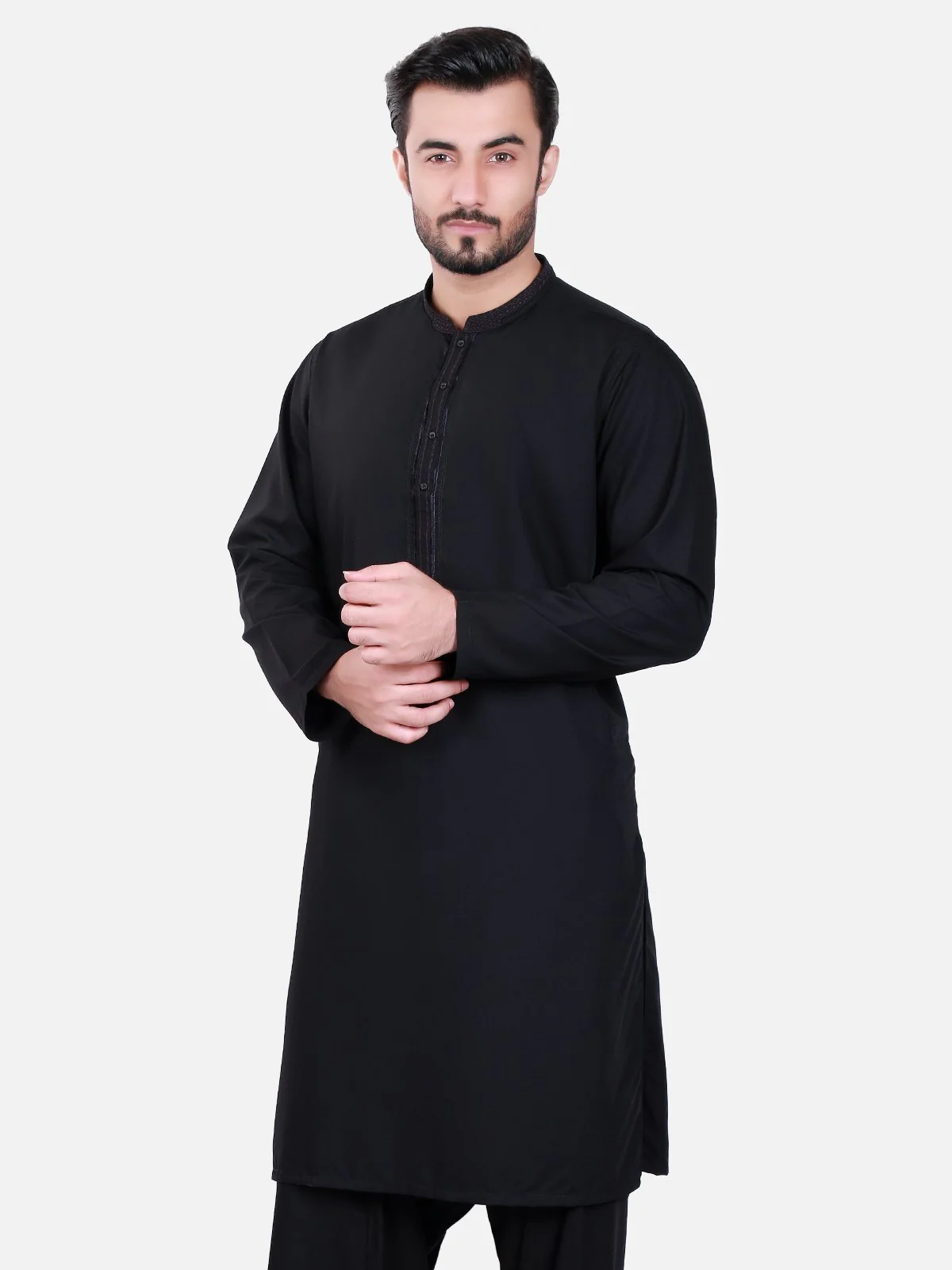 Black Shalwar-Suit EMTKS17S-40471 - Image 2