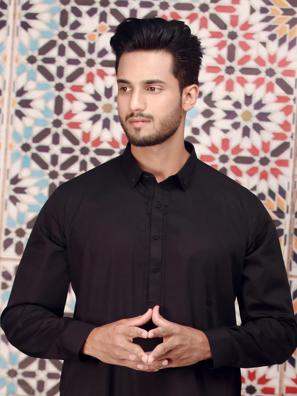 Black Shalwar-Suit EMTKS17S-40503 - Image 4