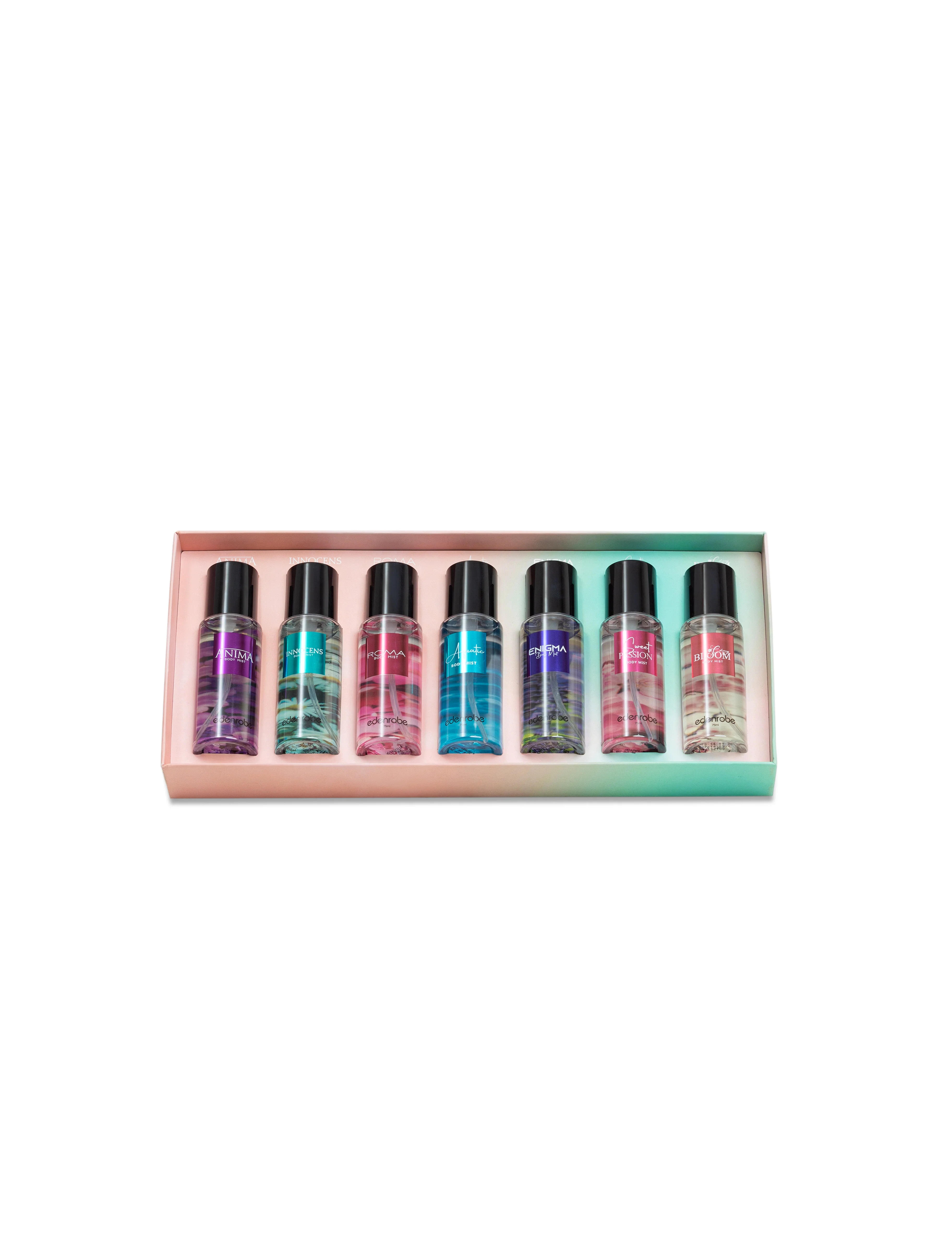 Body Mist Gift Set 7x75ML - EBWM-GS001 - Image 3