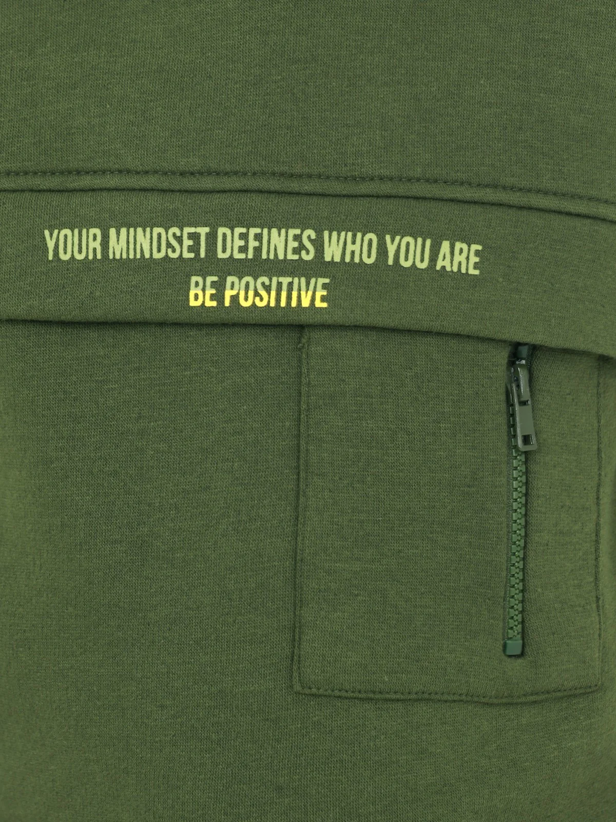 Boy's Army Green Hoodie - EBTH22-017 - Image 5