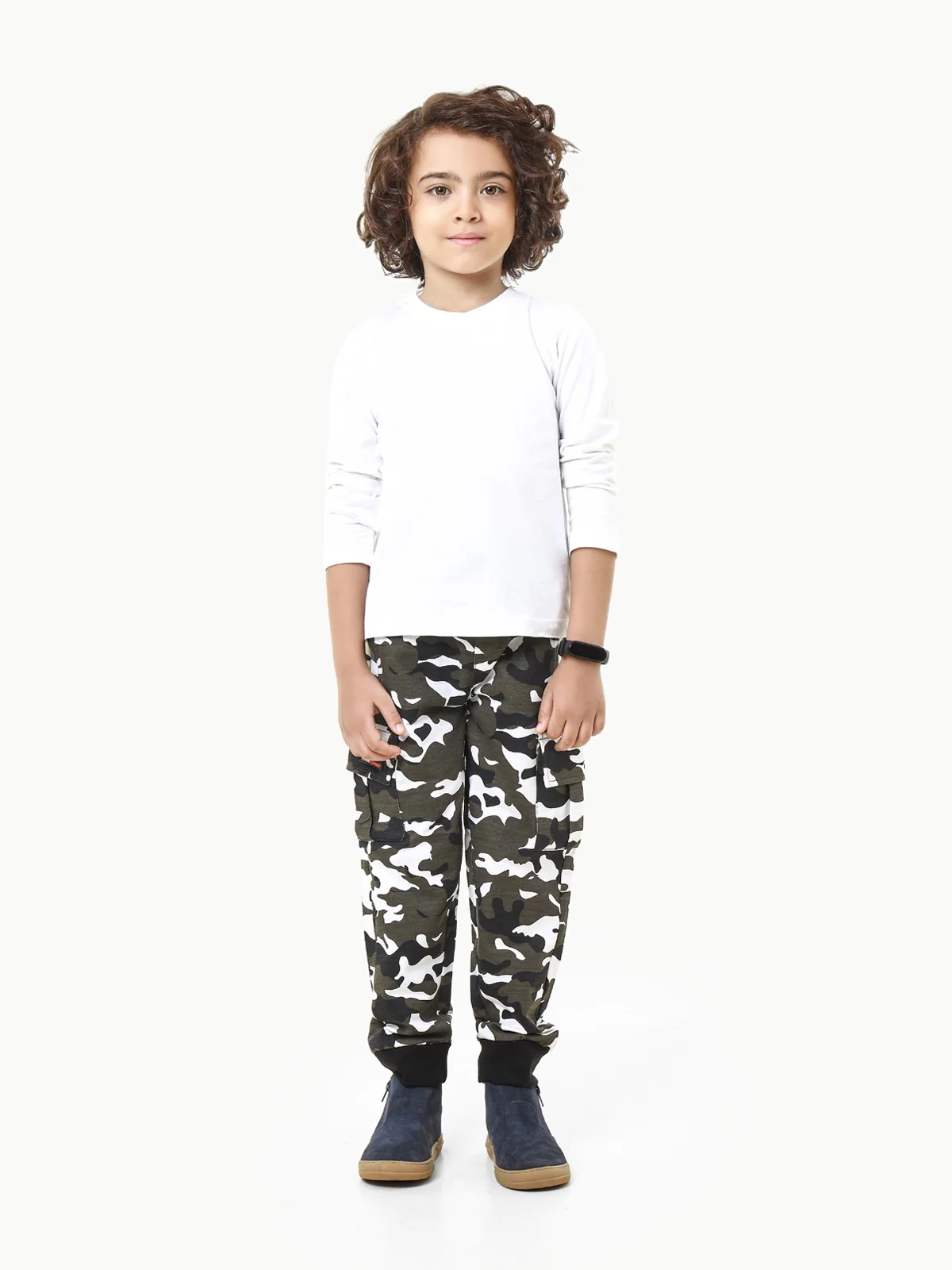 Boy's Army Green Trouser - EBBT23-028 - Image 2