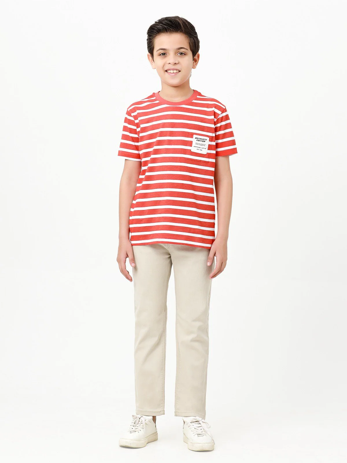 Boy's Beige Jeans - EBBDP23-019 - Image 2