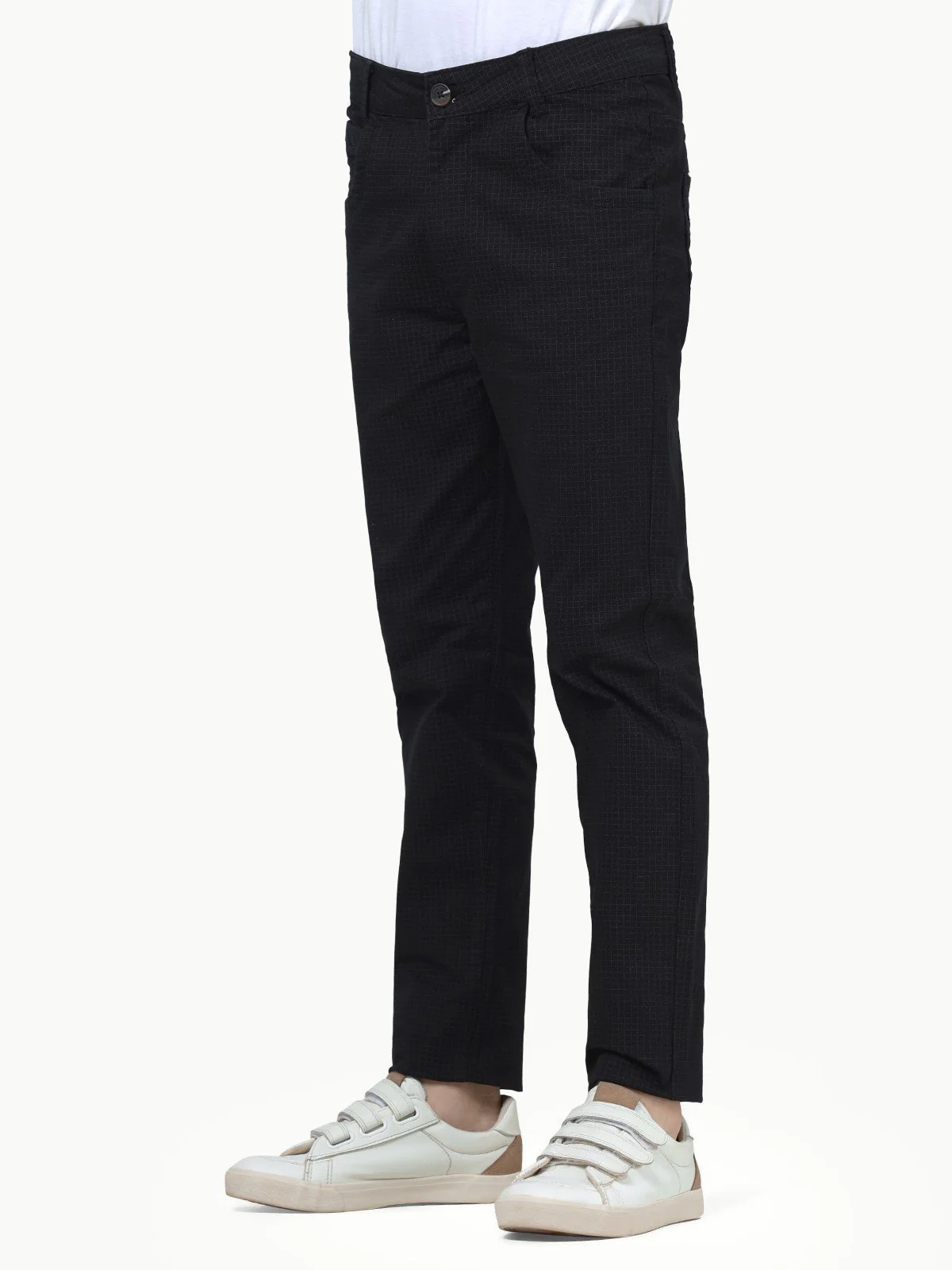 Boy's Black Chino Pant - EBBCP23-011