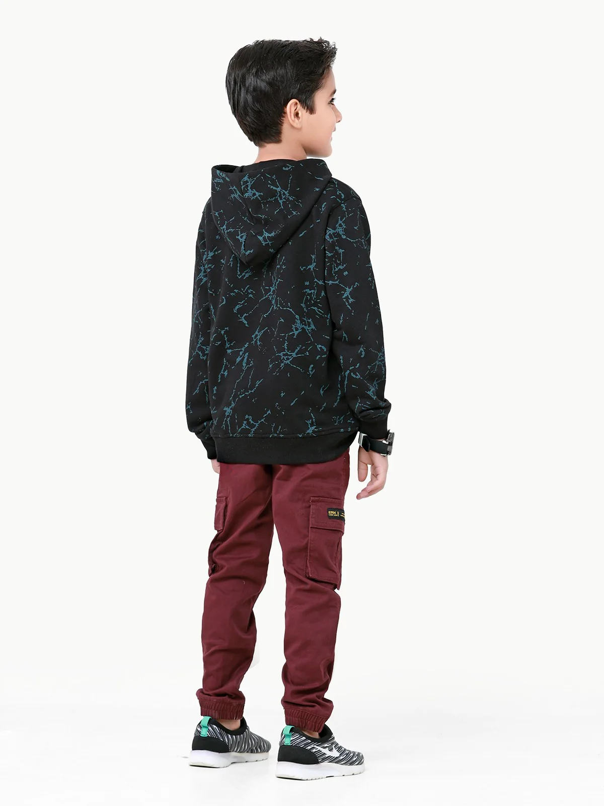 Boy's Black Hoodie - EBTH22-014 - Image 6