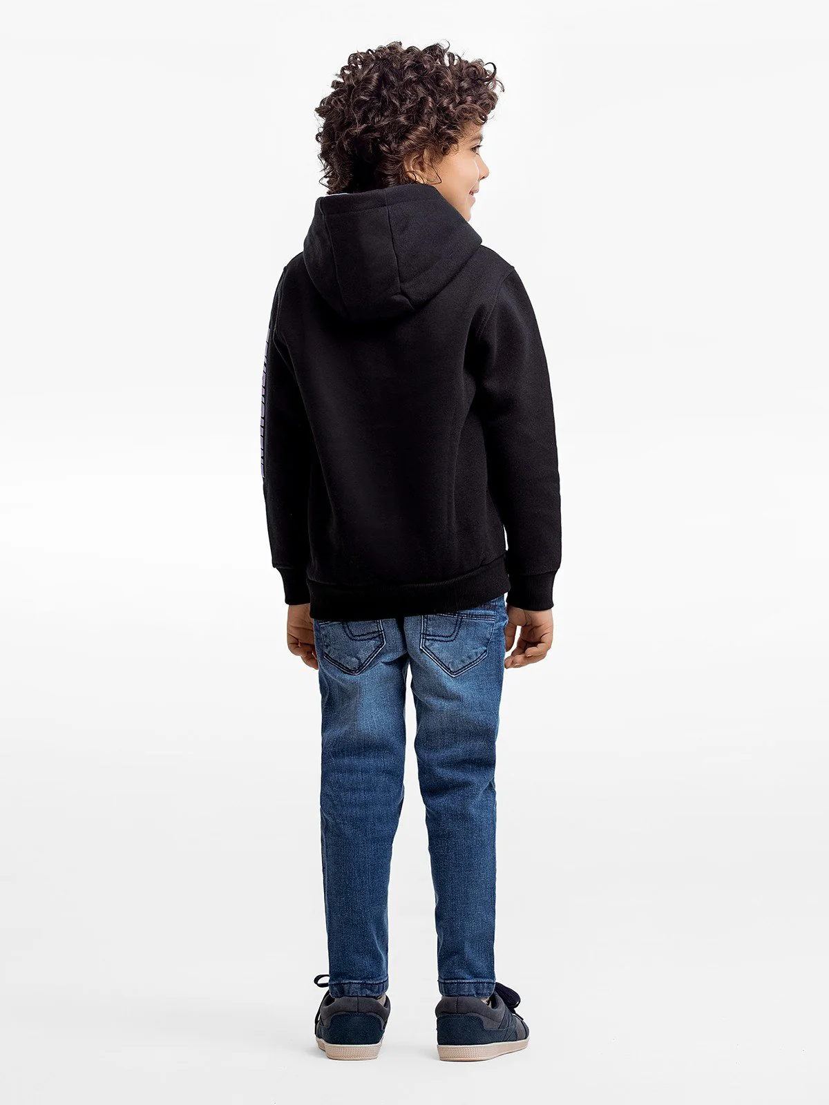 Boy's Black Hoodie - EBTH23-005 - Image 6