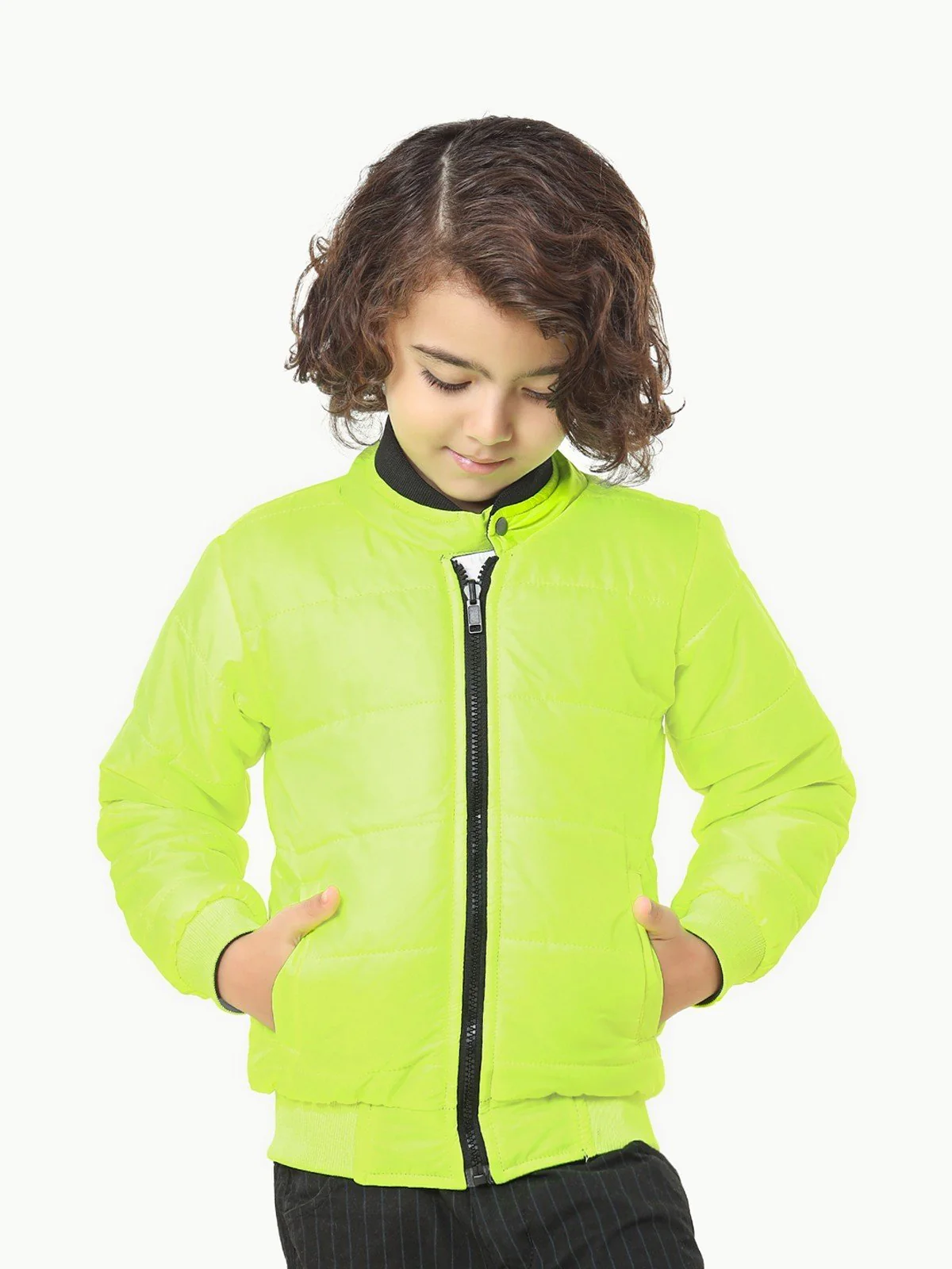 Boy's Black Neon Reversible Jacket - EBTJP22-001 - Image 2