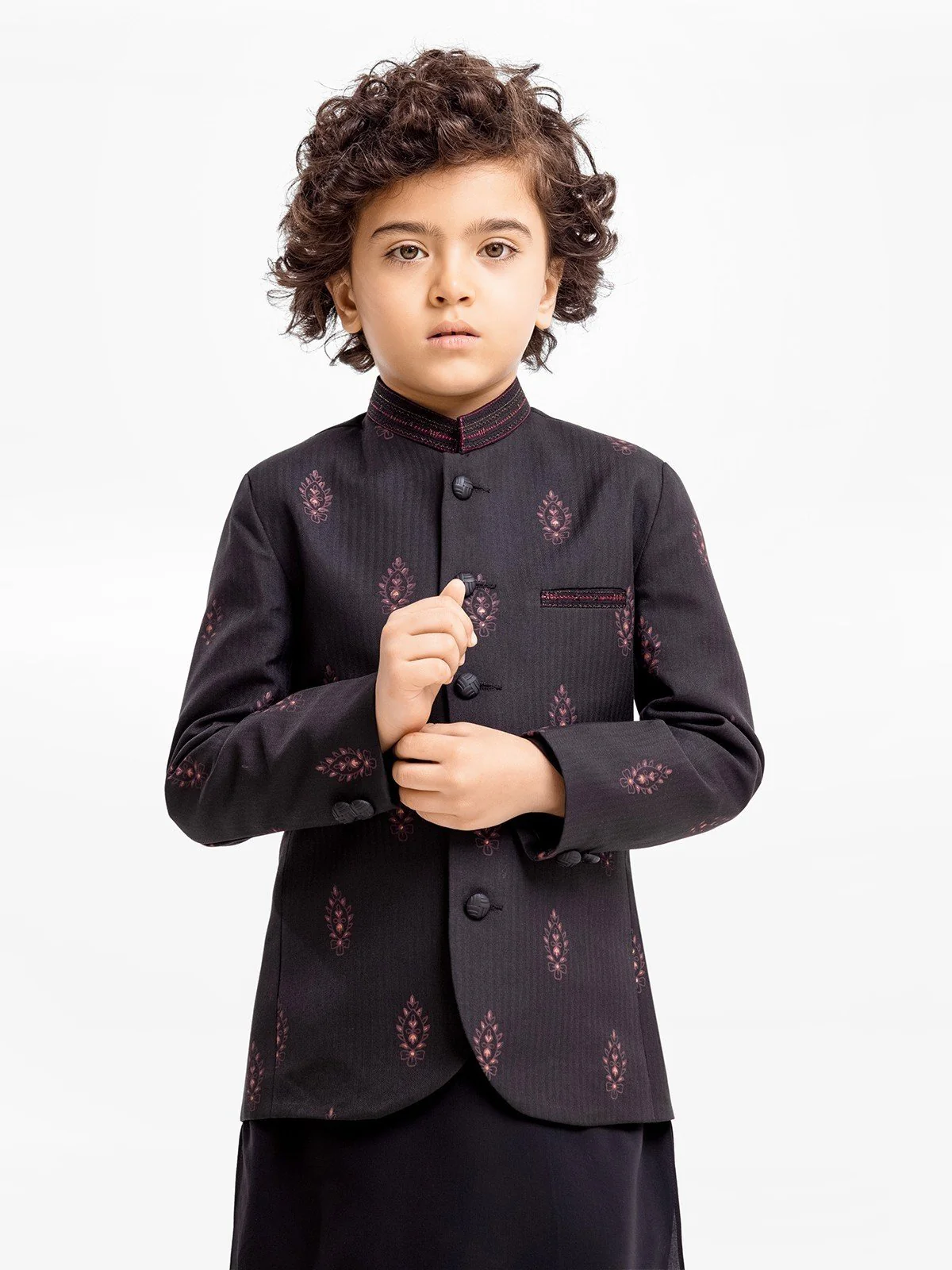 Boy's Black Prince Suit - EBTPCS22-005 - Image 2