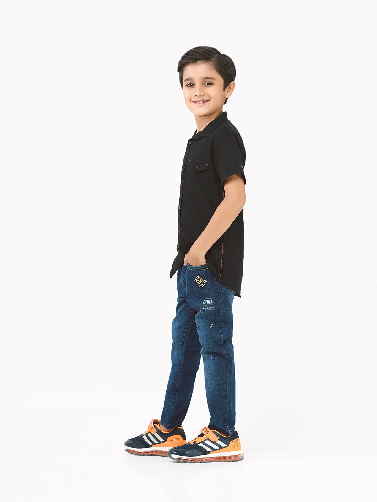 Boy's Black Shirt - EBTS22-27405 - Image 3