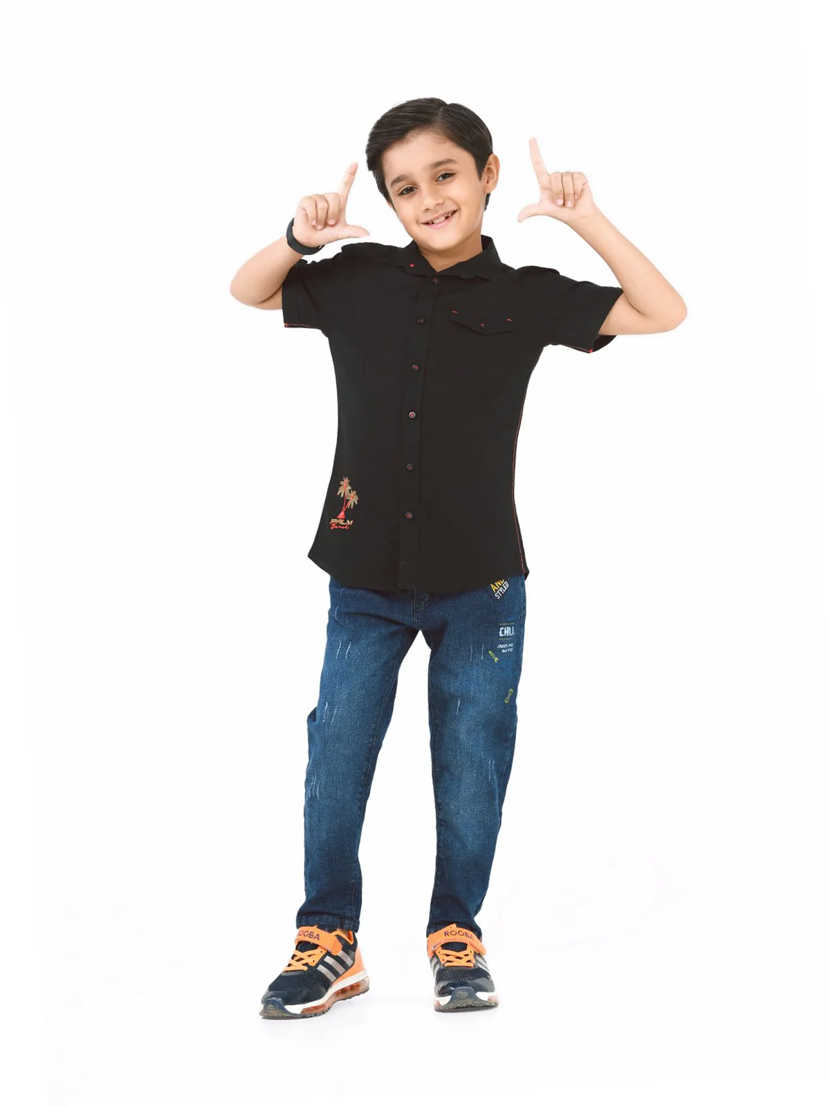 Boy's Black Shirt - EBTS22-27405 - Image 4