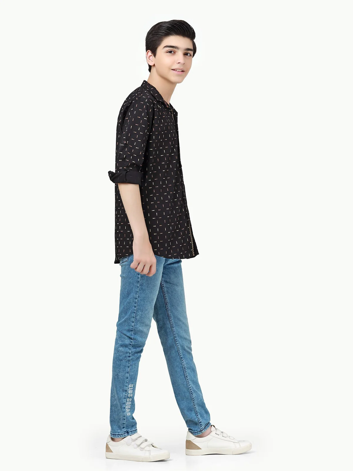 Boy's Black Shirt - EBTS22-27453 - Image 3