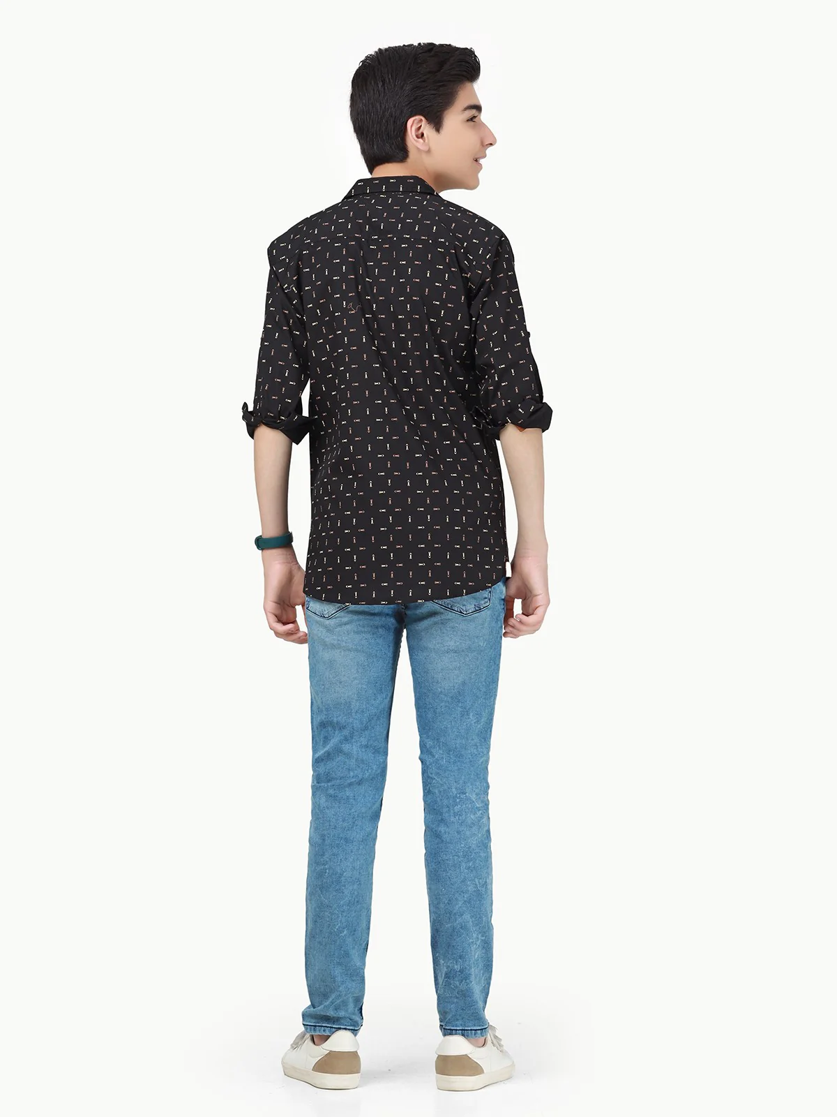 Boy's Black Shirt - EBTS22-27453 - Image 5