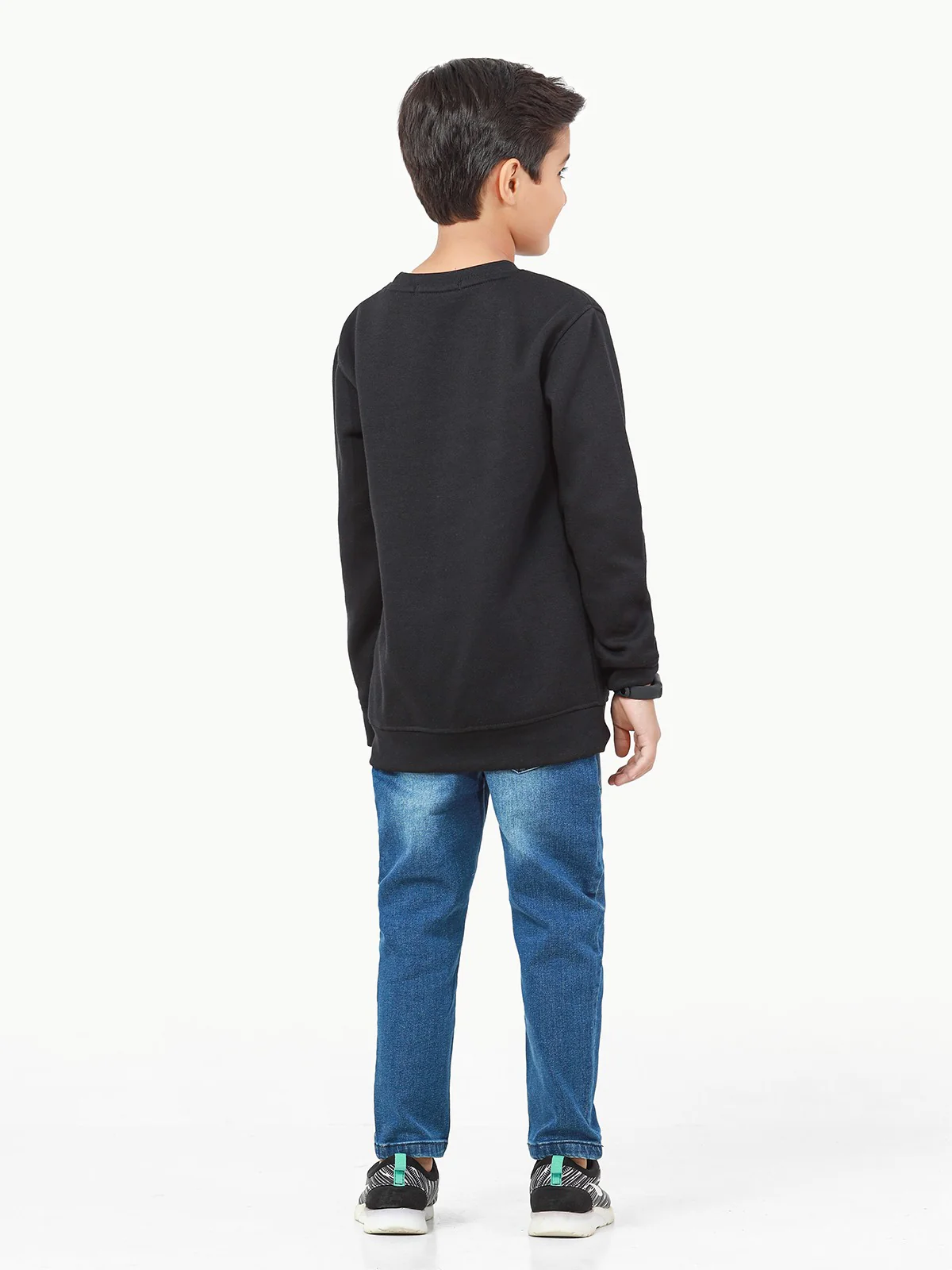 Boy's Black Sweatshirt - EBTSS22-005 - Image 6