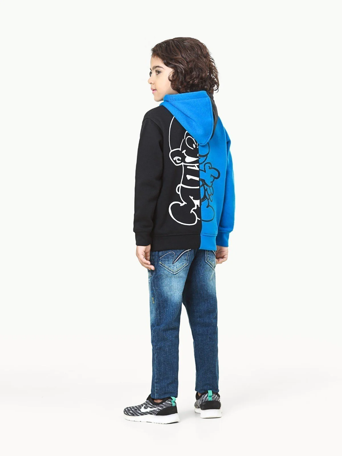 Boy's Blue & Black Hoodie - EBTH22-003 - Image 6