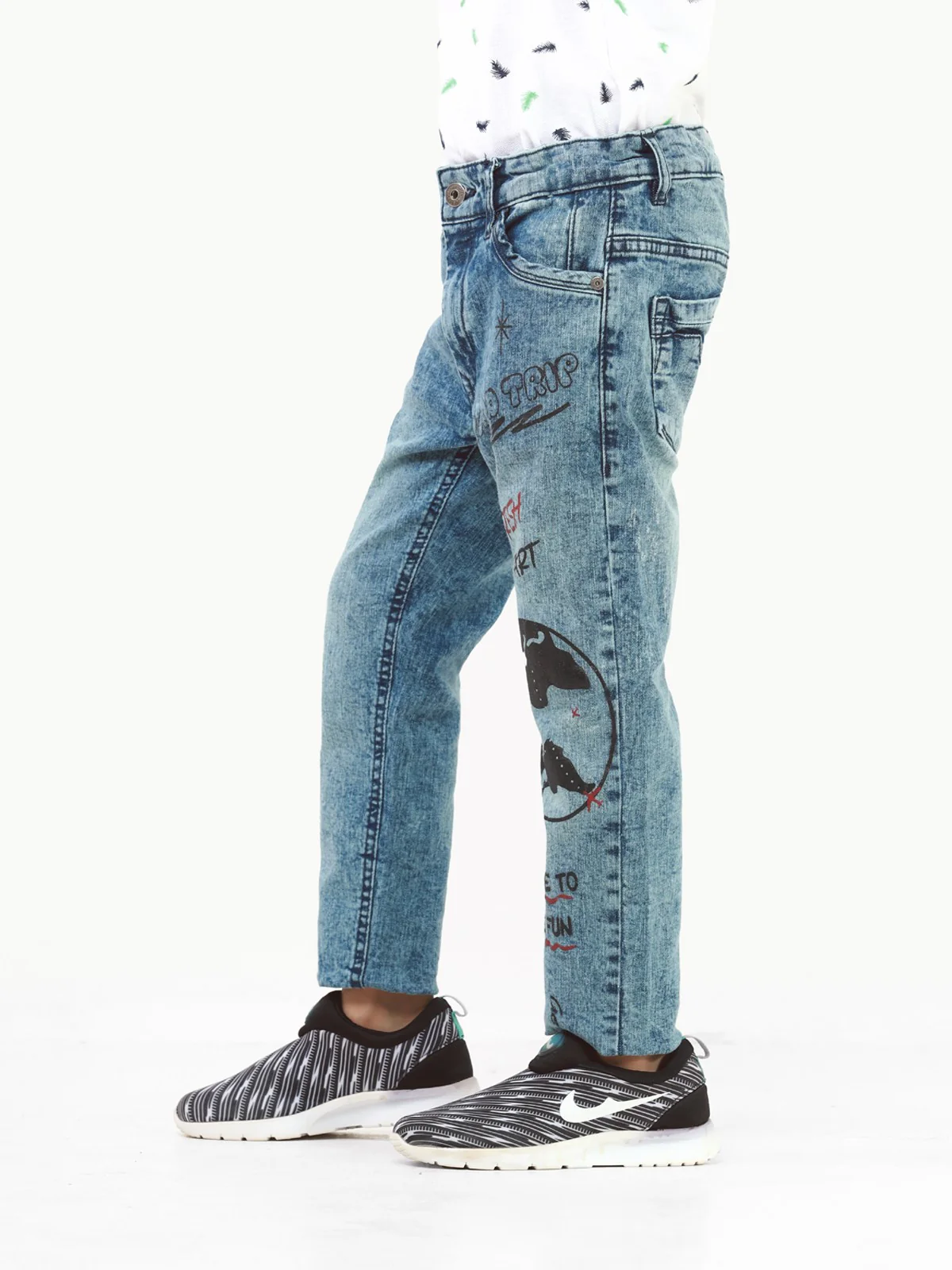 Boy's Blue Denim Pant - EBBDP22-002 - Image 2
