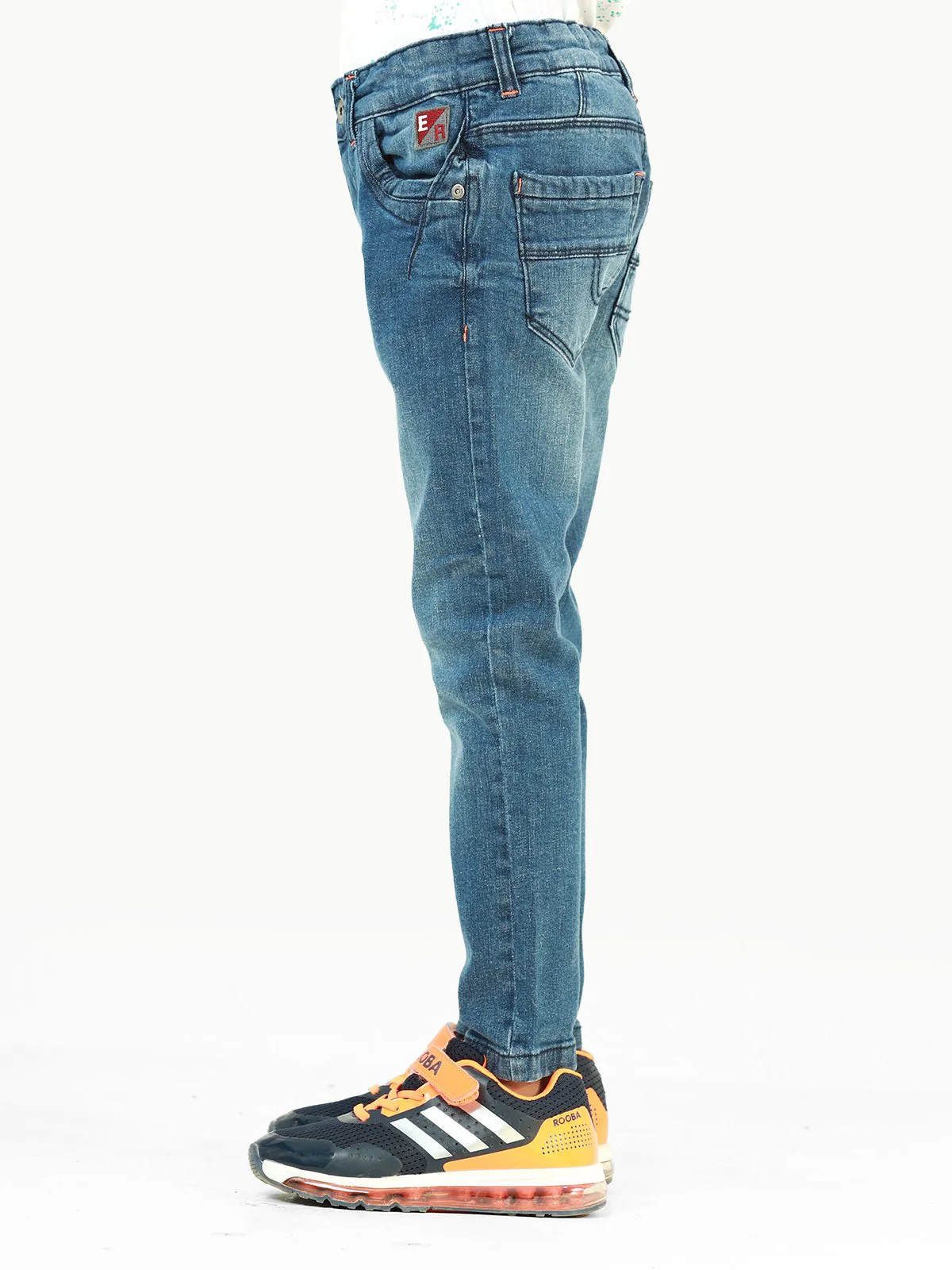 Boy's Blue Denim Pant - EBBDP22-003 - Image 2