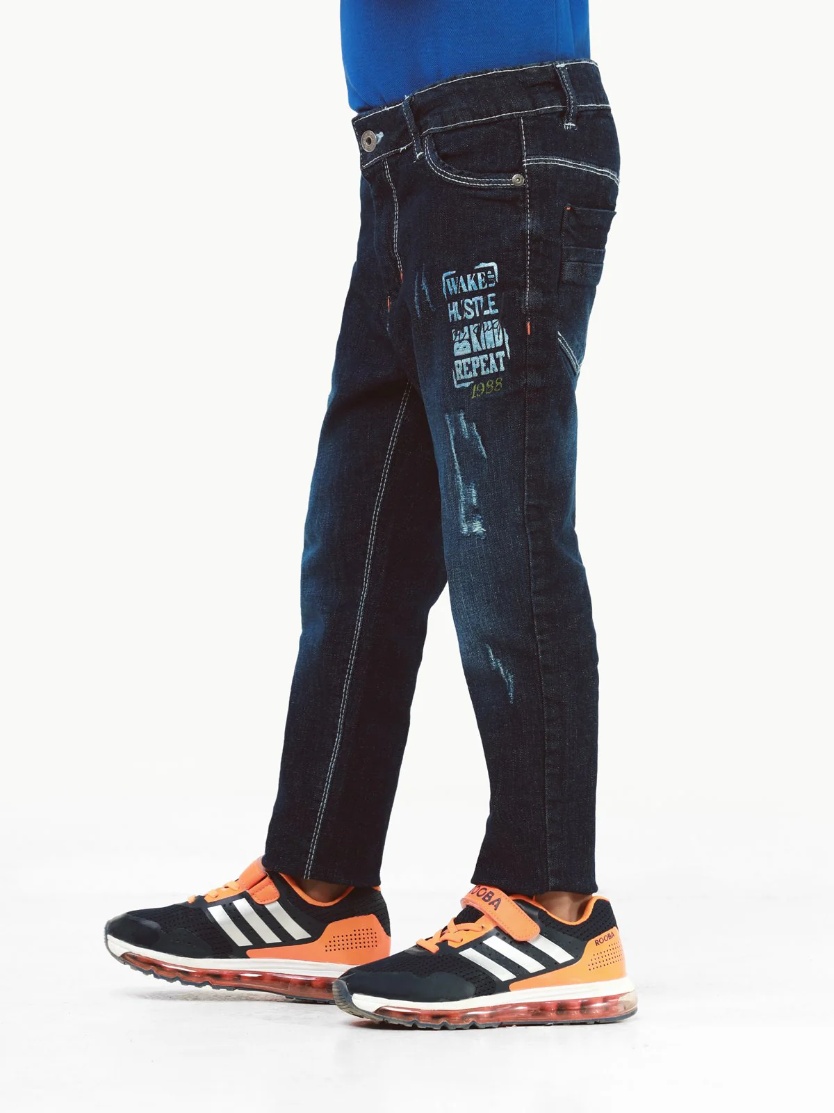 Boy's Blue Denim Pant - EBBDP22-006 - Image 2