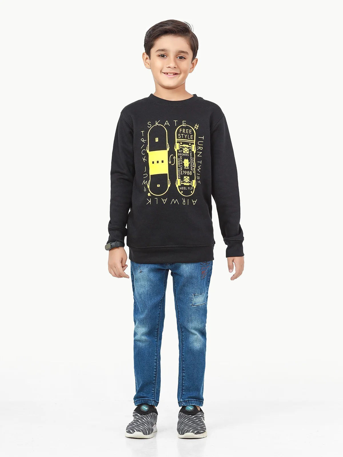 Boy's Blue Denim Pant - EBBDP22-009 - Image 2