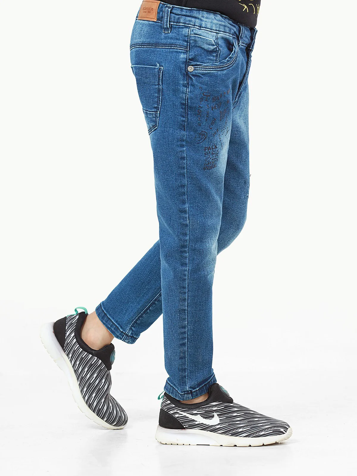 Boy's Blue Denim Pant - EBBDP22-009 - Image 3
