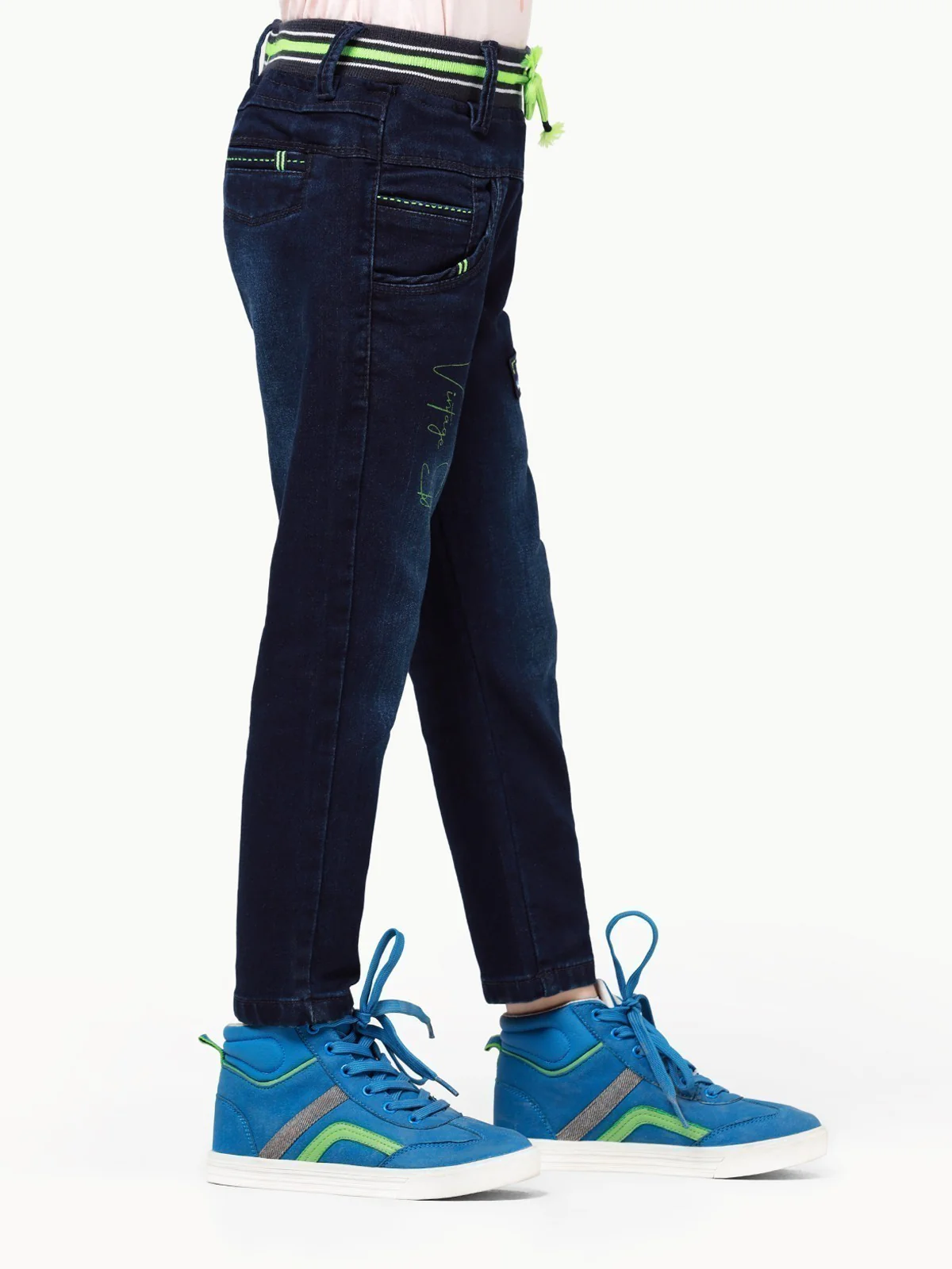 Boy's Blue Denim Pant - EBBDP23-021 - Image 3