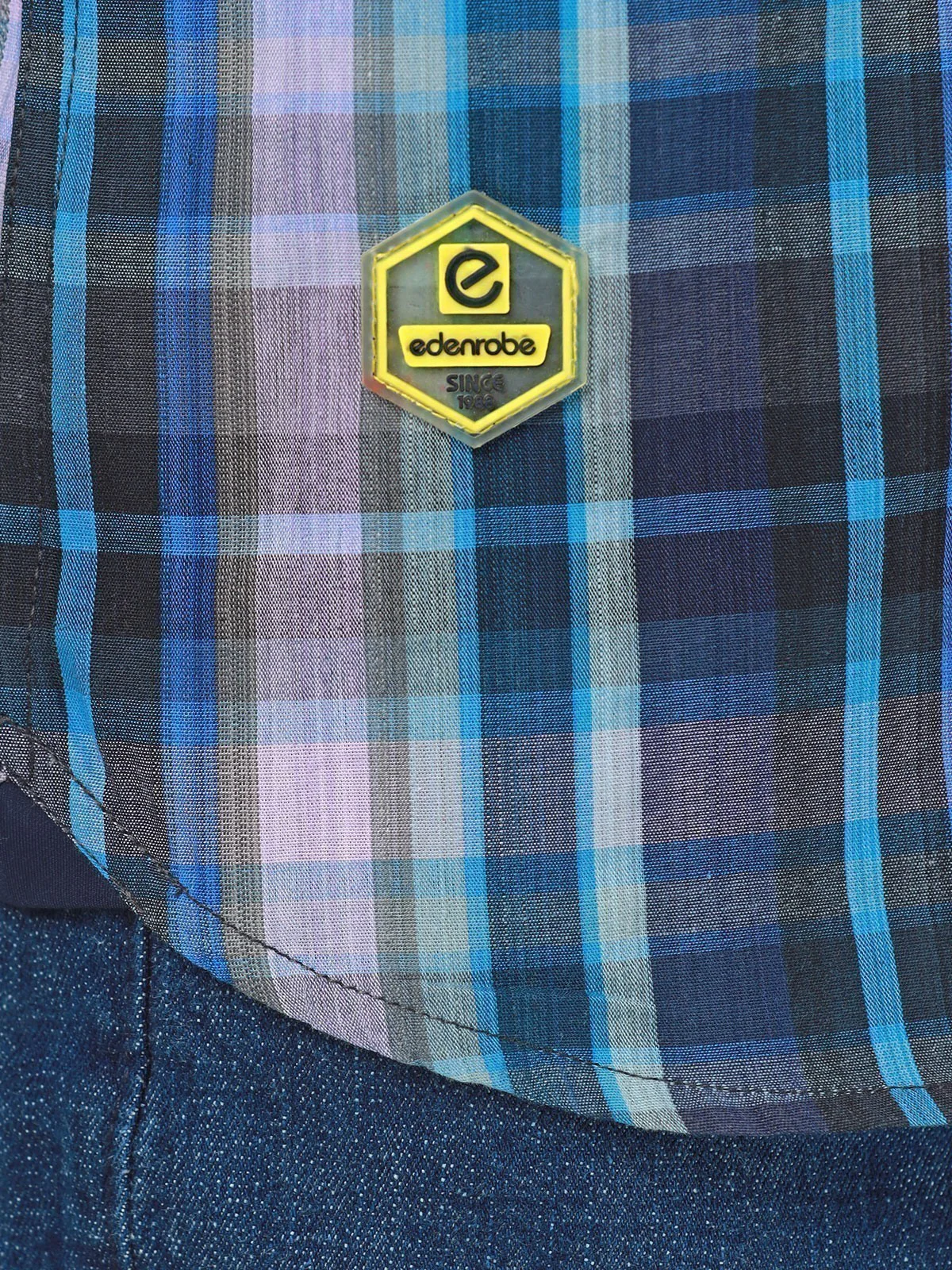 Boy's Blue Multi Shirt - EBTS22-27447 - Image 4