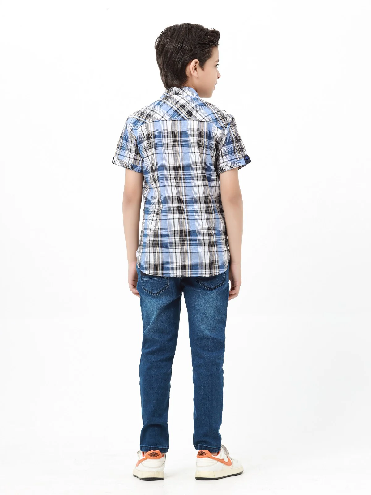 Boy's Blue Multi Shirt - EBTS22-27451 - Image 4