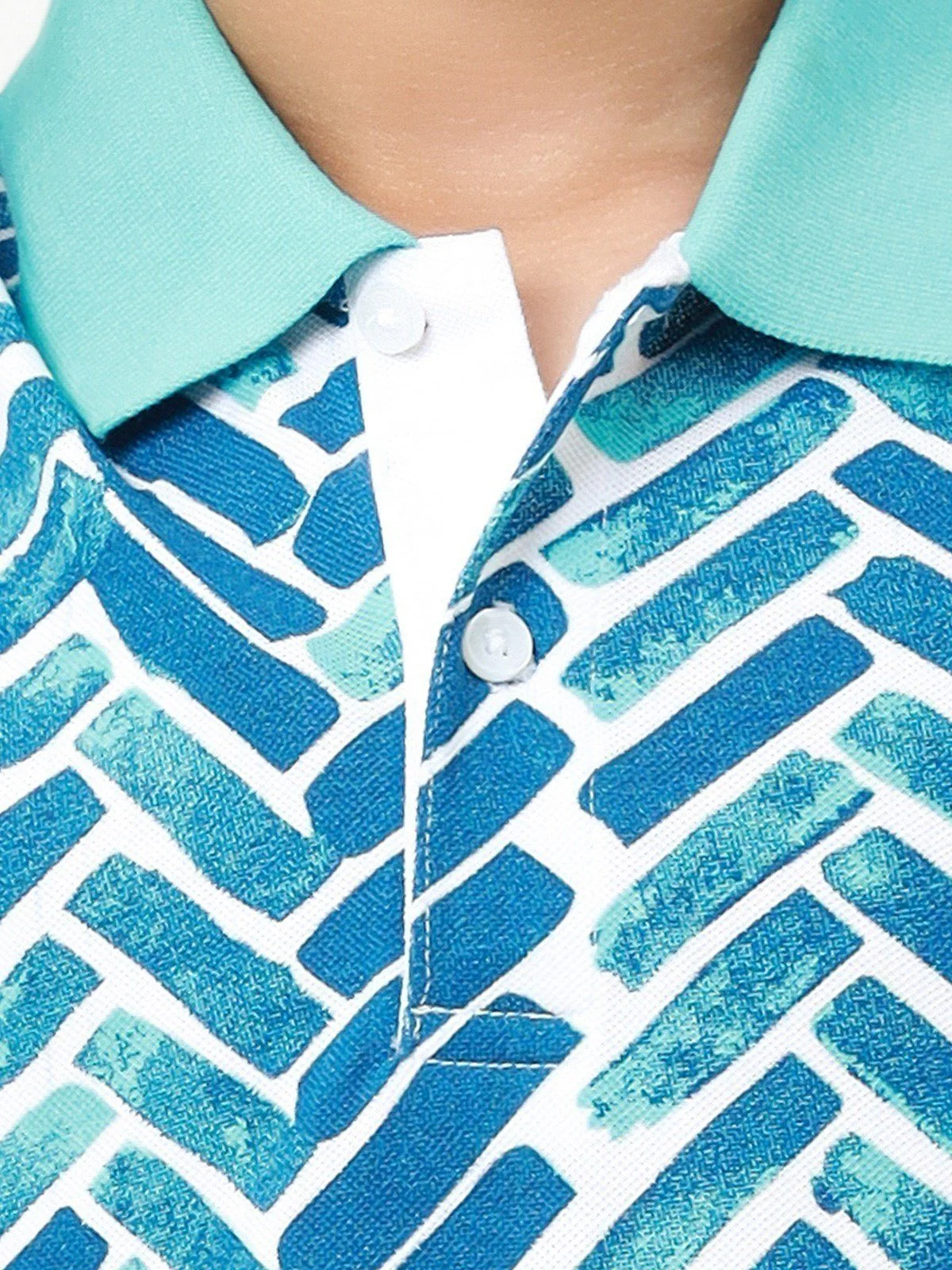Boy's Blue Polo Shirt - EBTPS23-014 - Image 3