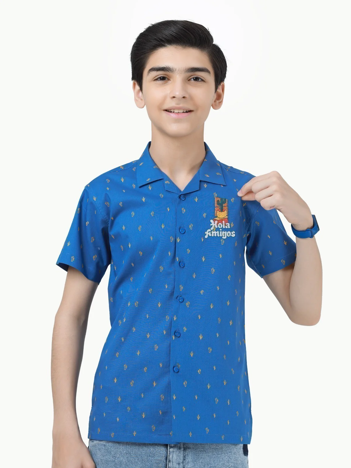 Boy's Blue Shirt - EBTS22-27420 - Image 2