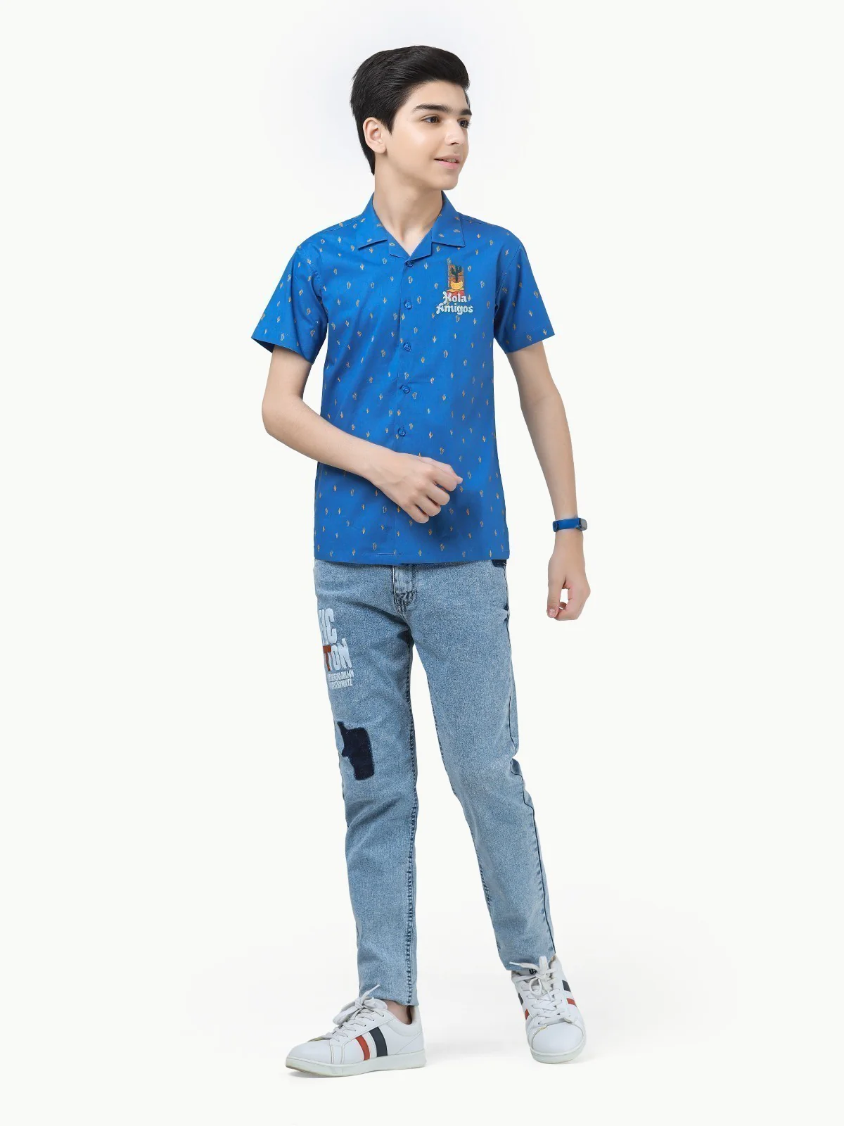 Boy's Blue Shirt - EBTS22-27420 - Image 3