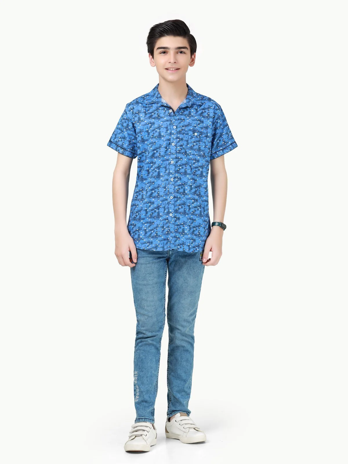 Boy's Blue Shirt - EBTS22-27444 - Image 2