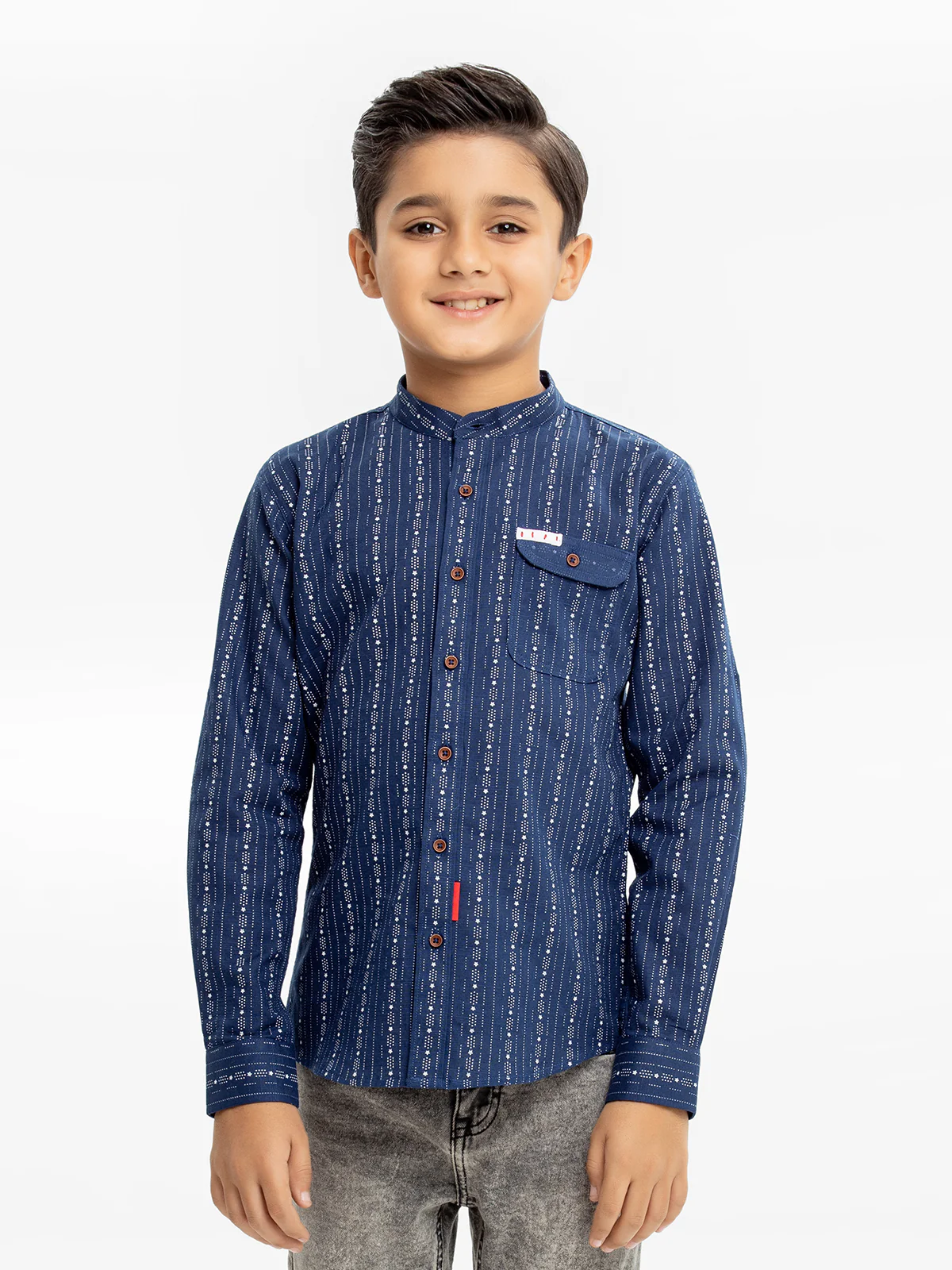 Boy's Blue Shirt - EBTS23-27507 - Image 2