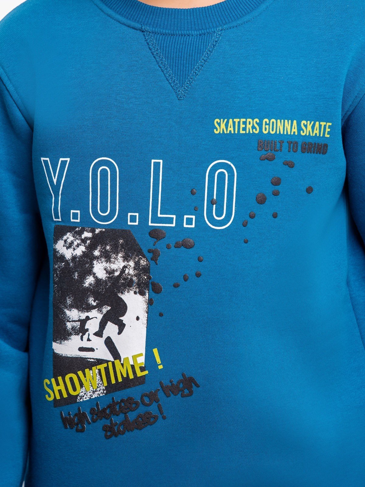 Boy's Blue Sweatshirt - EBTSS23-004 - Image 4