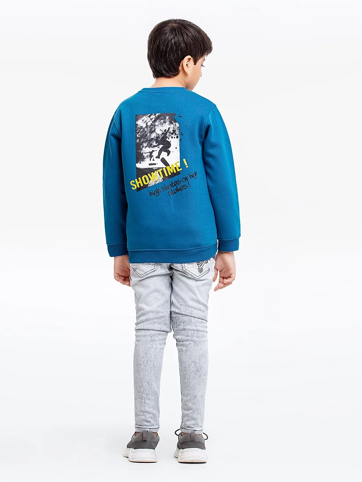 Boy's Blue Sweatshirt - EBTSS23-004 - Image 6
