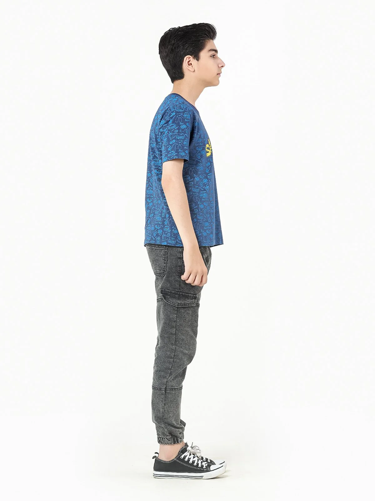 Boy's Blue T-Shirt - EBTTS22-021 - Image 3