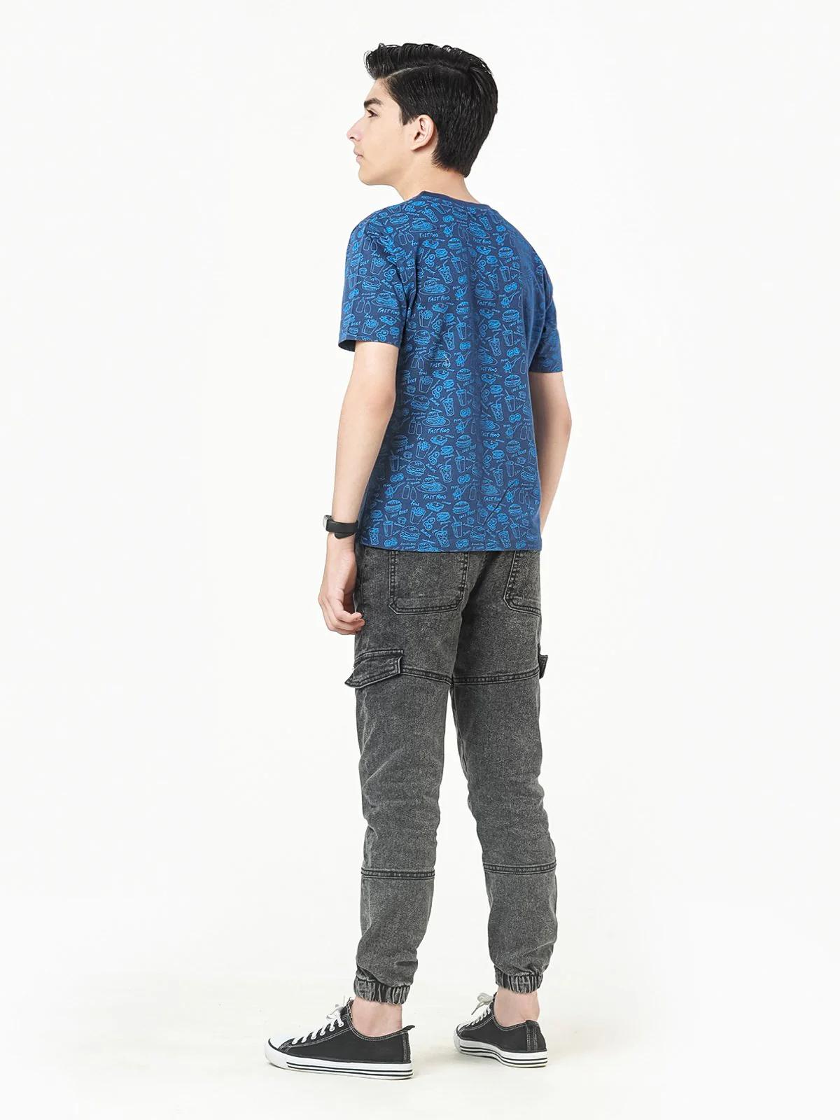 Boy's Blue T-Shirt - EBTTS22-021 - Image 5