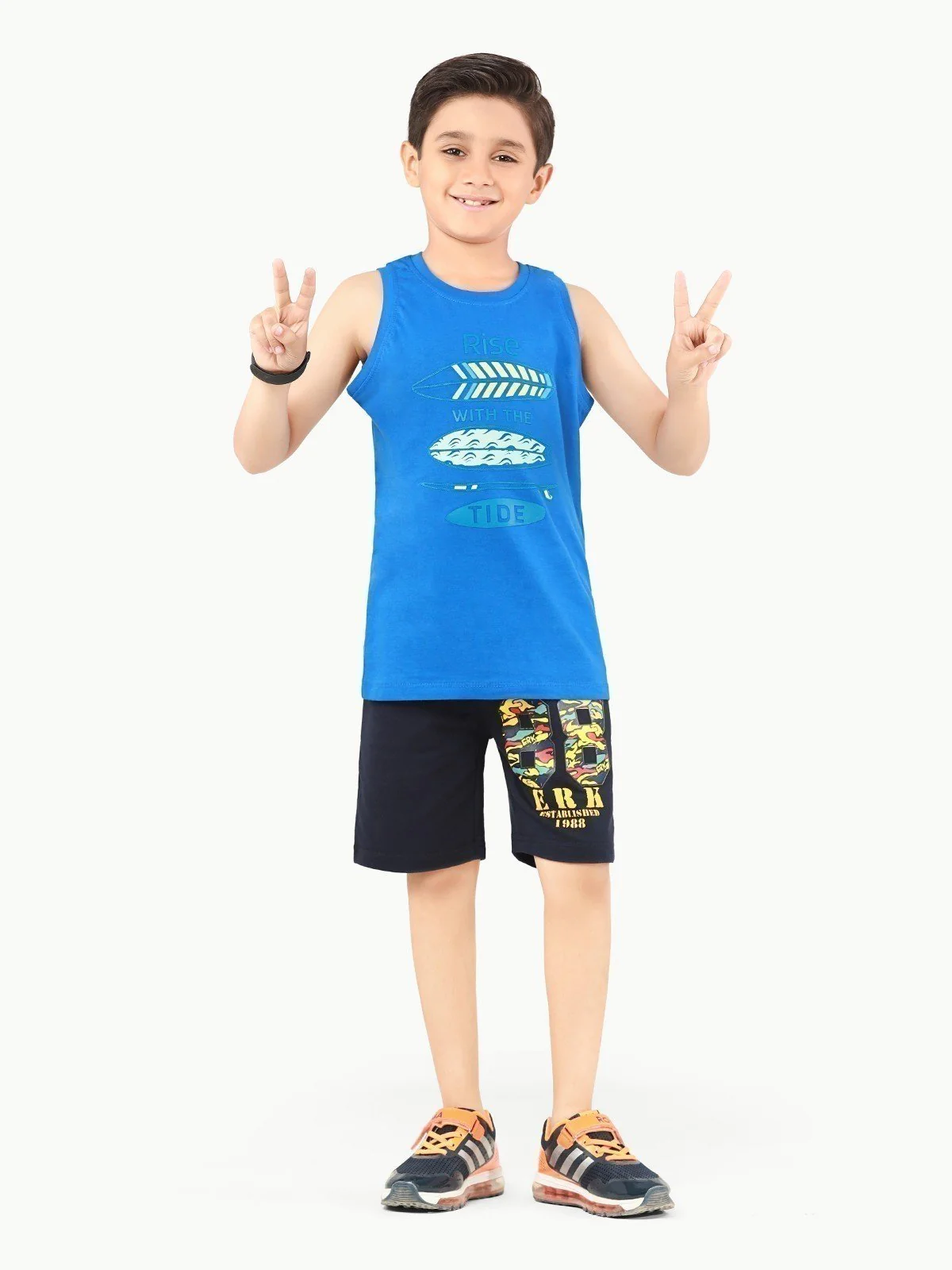 Boy's Blue Tank Top - EBTT22-010 - Image 2