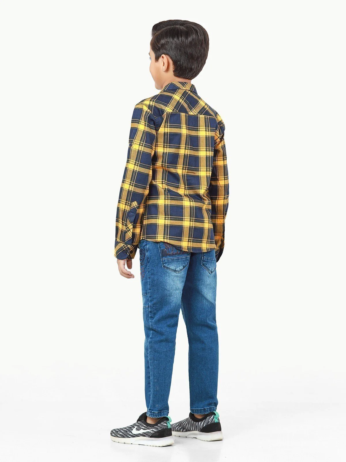 Boy's Blue & Yellow Shirt - EBTS22-27423 - Image 6