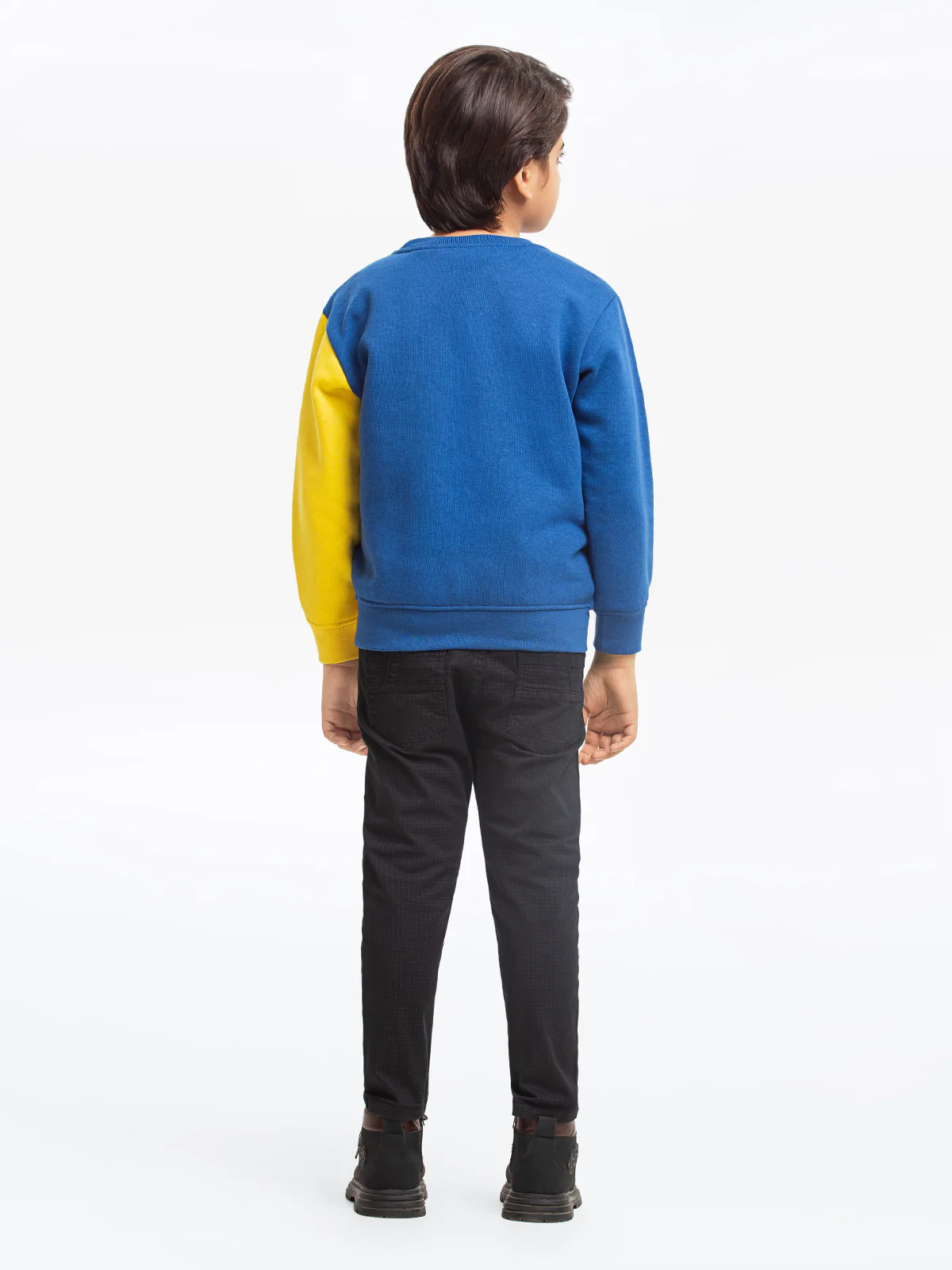 Boy's Blue & Yellow Sweatshirt - EBTSS23-012 - Image 6