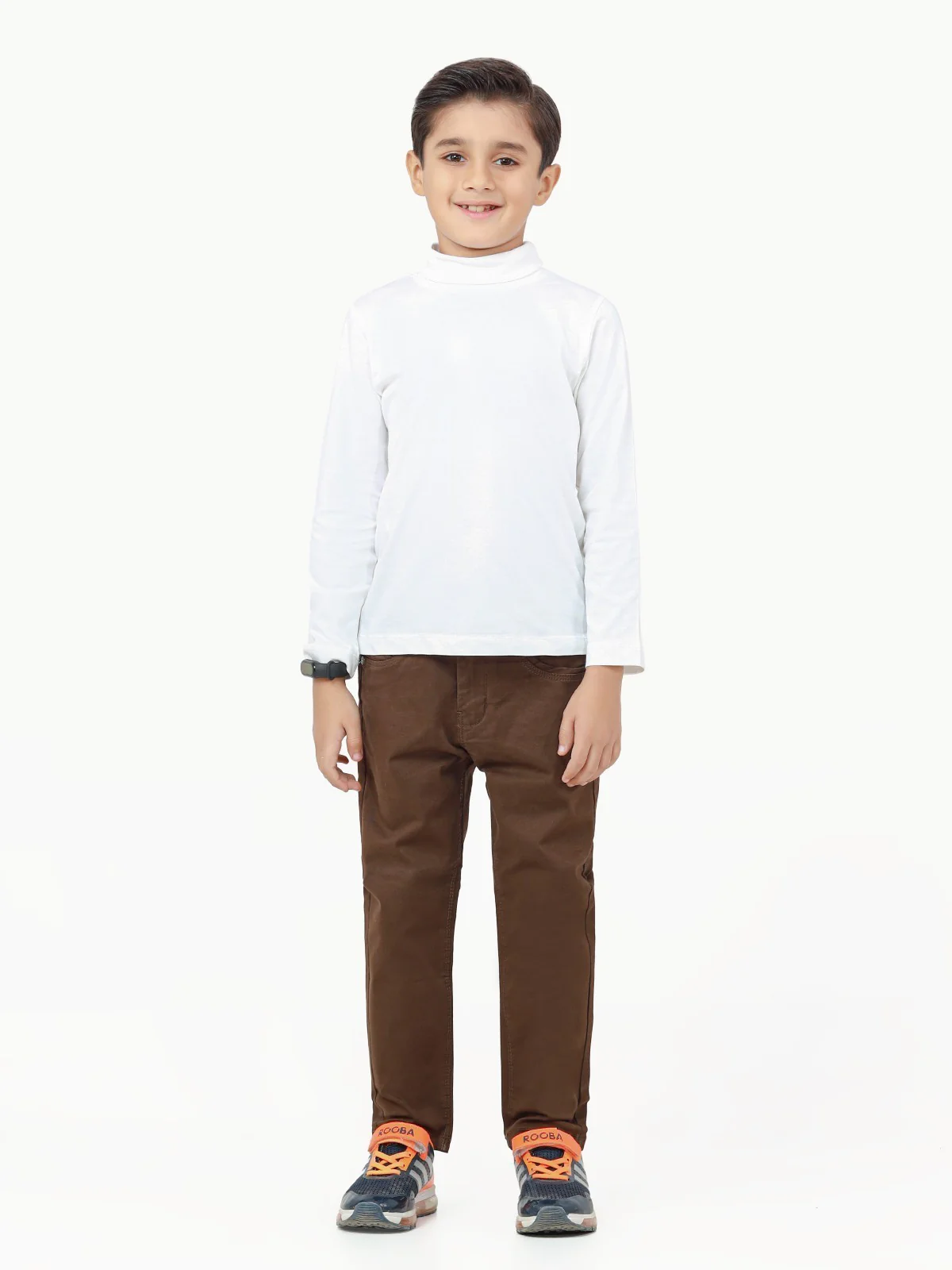 Boy's Brown Chino Pant - EBBCP22-005 - Image 2