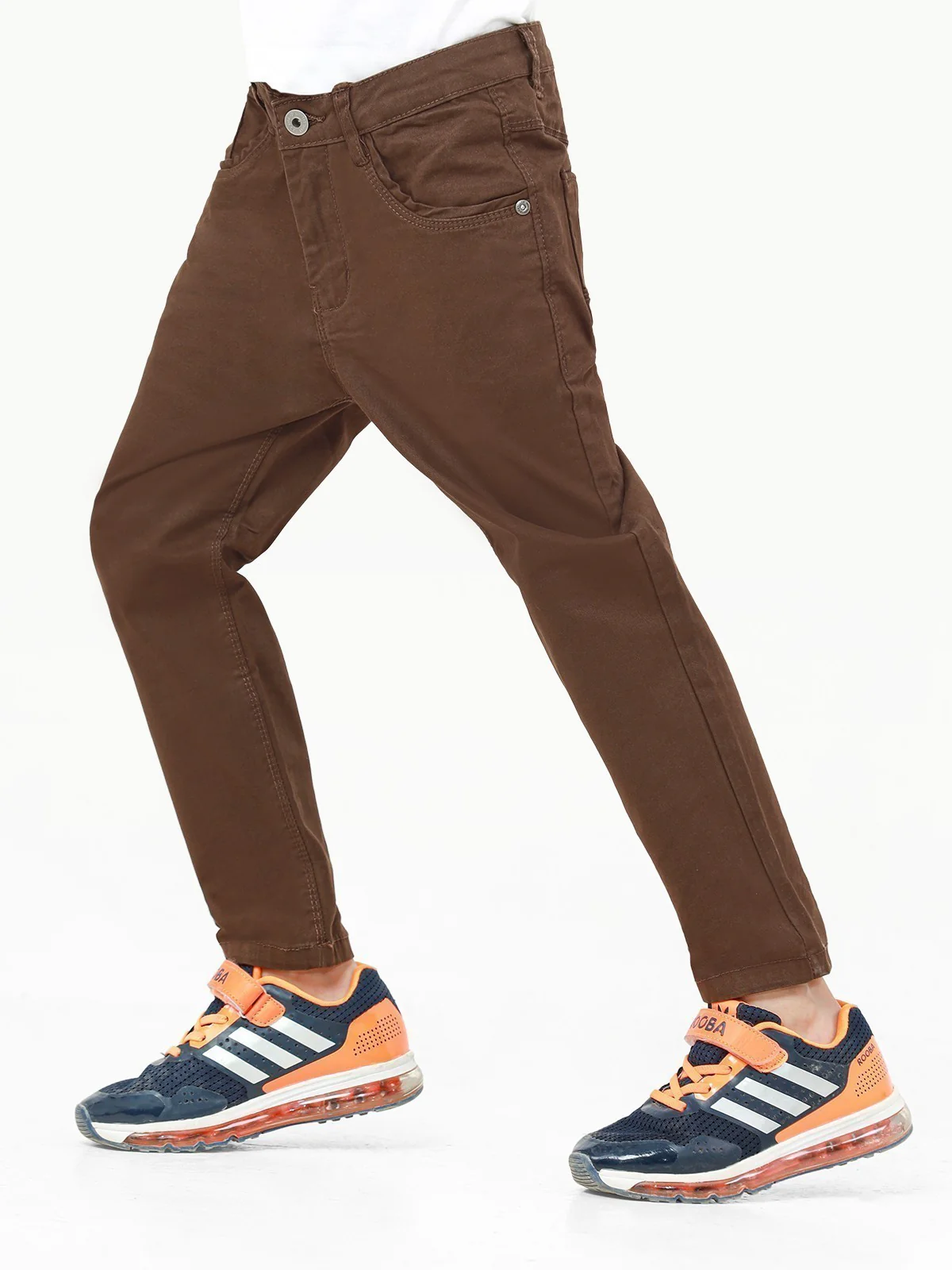 Boy's Brown Chino Pant - EBBCP22-005 - Image 5