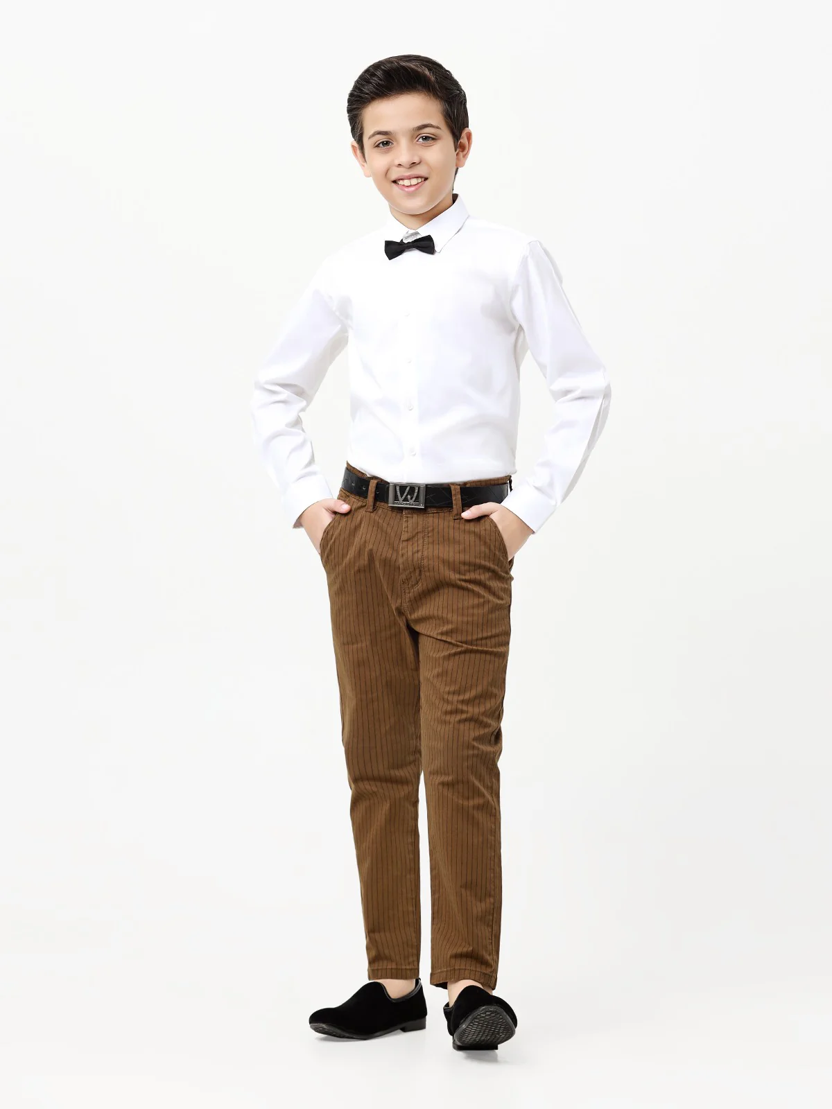 Boy's Brown Chino Pant - EBBCP23-005 - Image 2