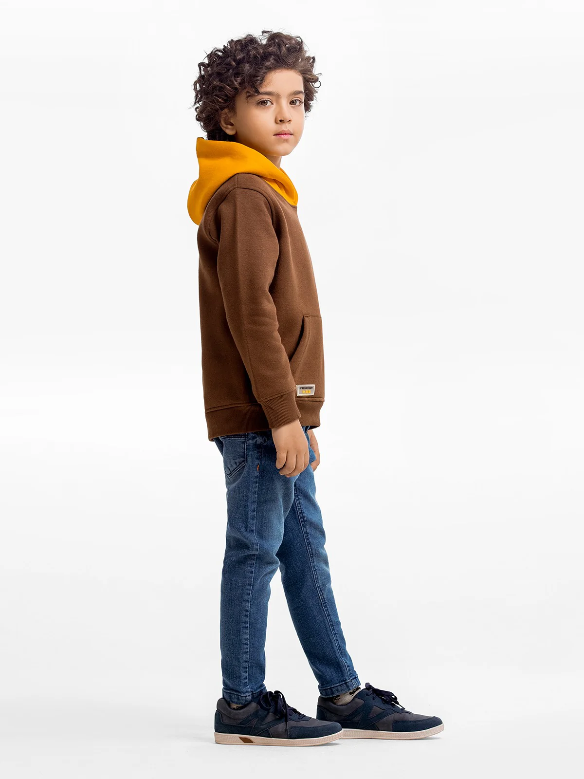 Boy's Brown Hoodie - EBTH23-015 - Image 3