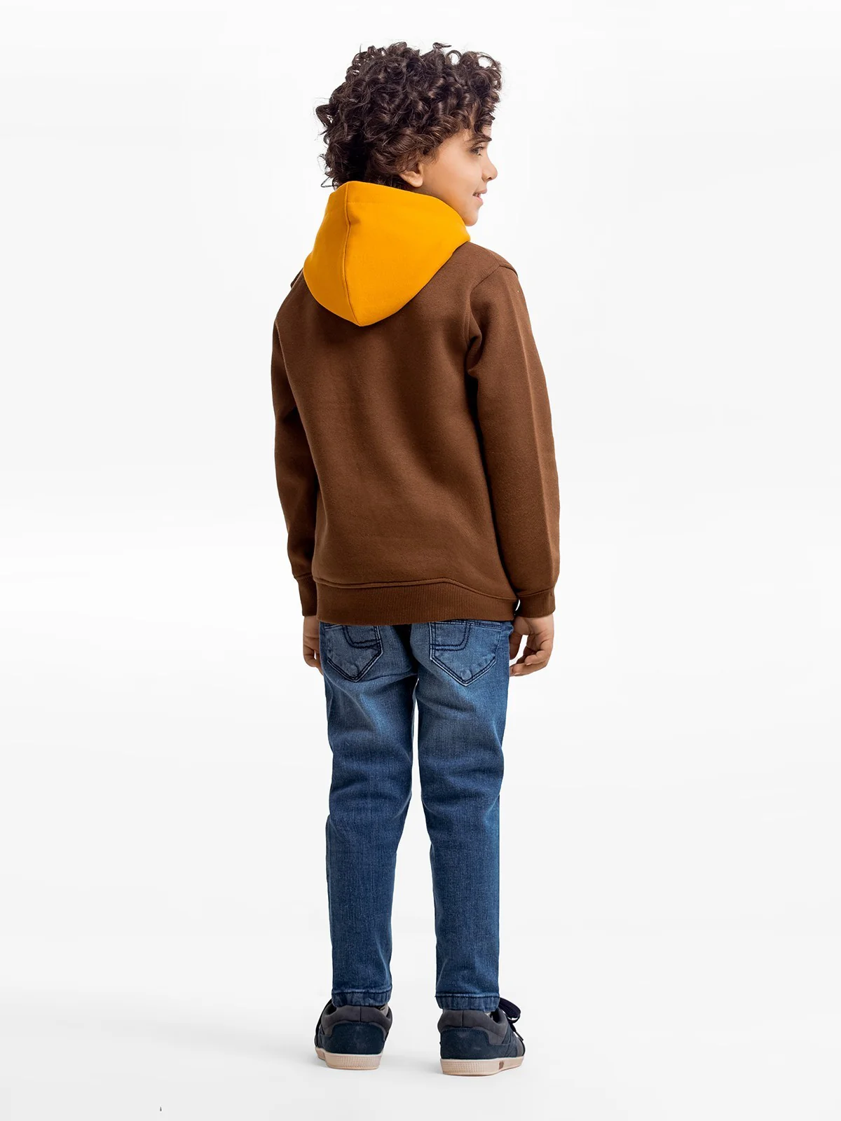 Boy's Brown Hoodie - EBTH23-015 - Image 5