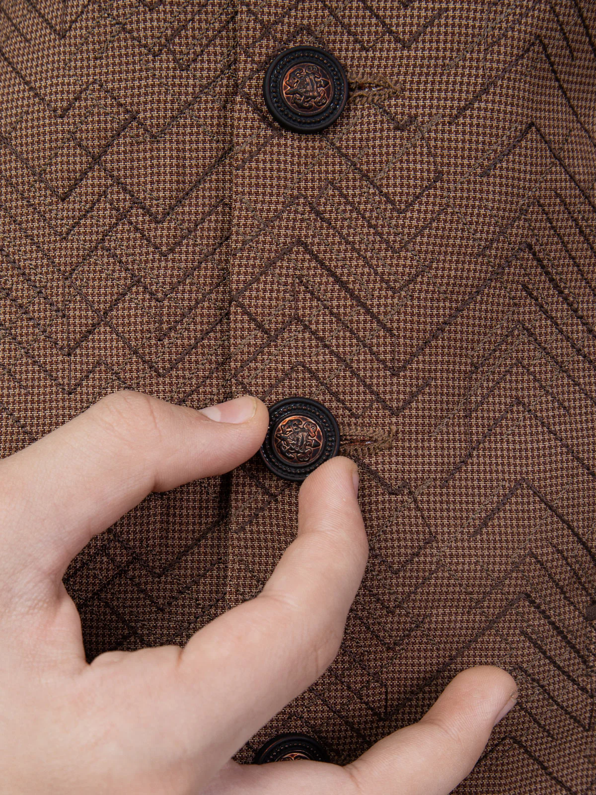 Boy's Brown Prince Suit - EBTPCS21-016 - Image 4