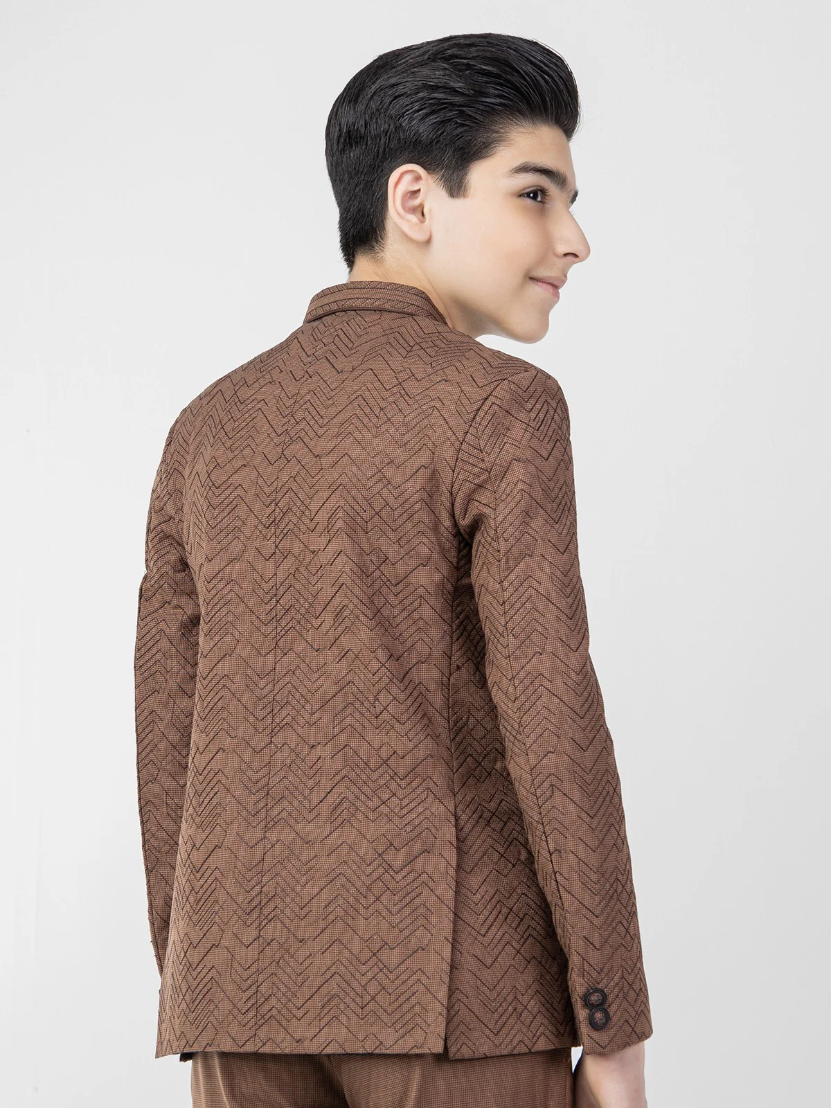 Boy's Brown Prince Suit - EBTPCS21-016 - Image 5