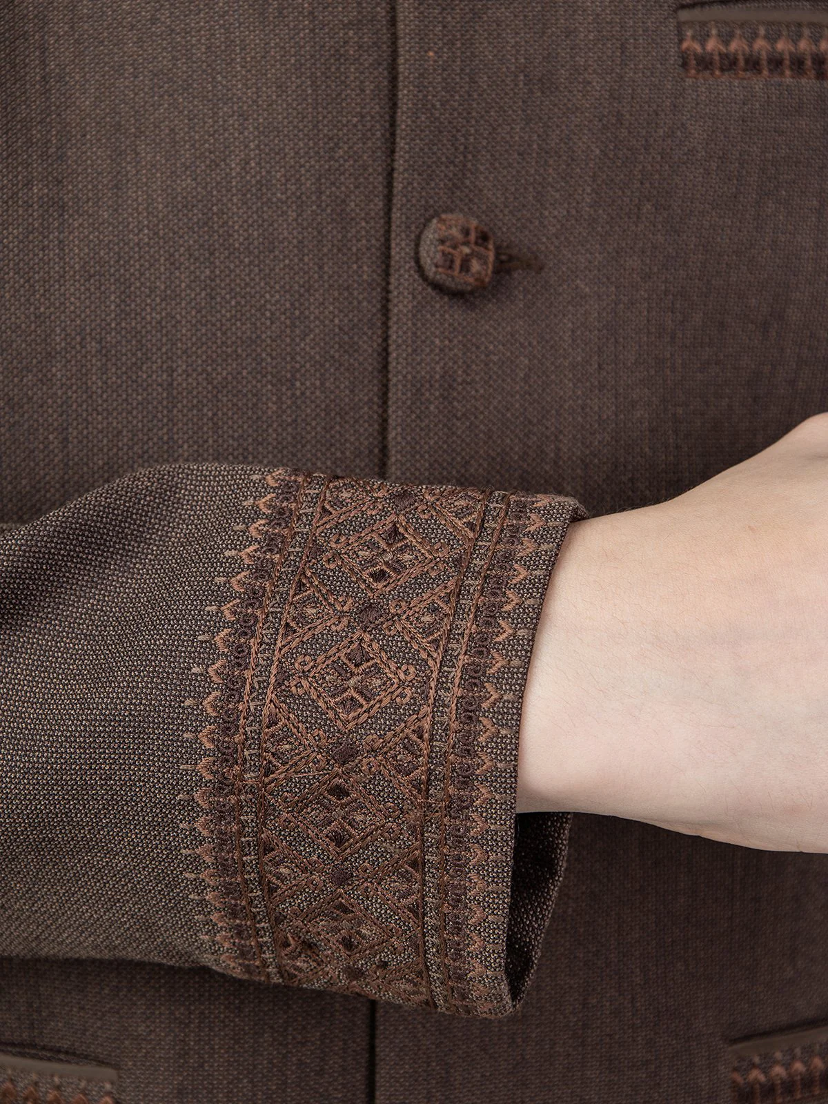 Boy's Brown Prince Suit - EBTPCS21-021 - Image 5