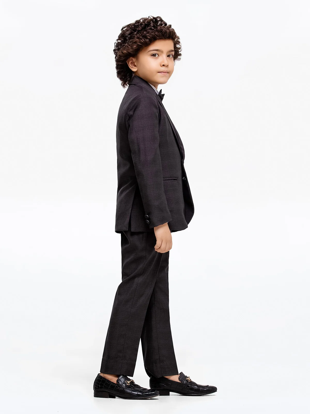 Boy's Charcoal Coat Pant - EBTCPC22-4469 - Image 4