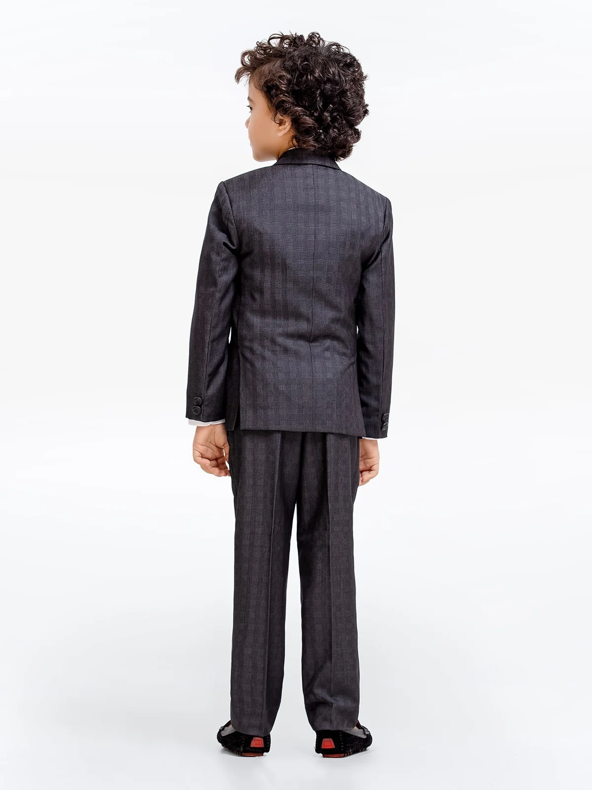 Boy's Charcoal Coat Pant - EBTCPC22-4478 - Image 6