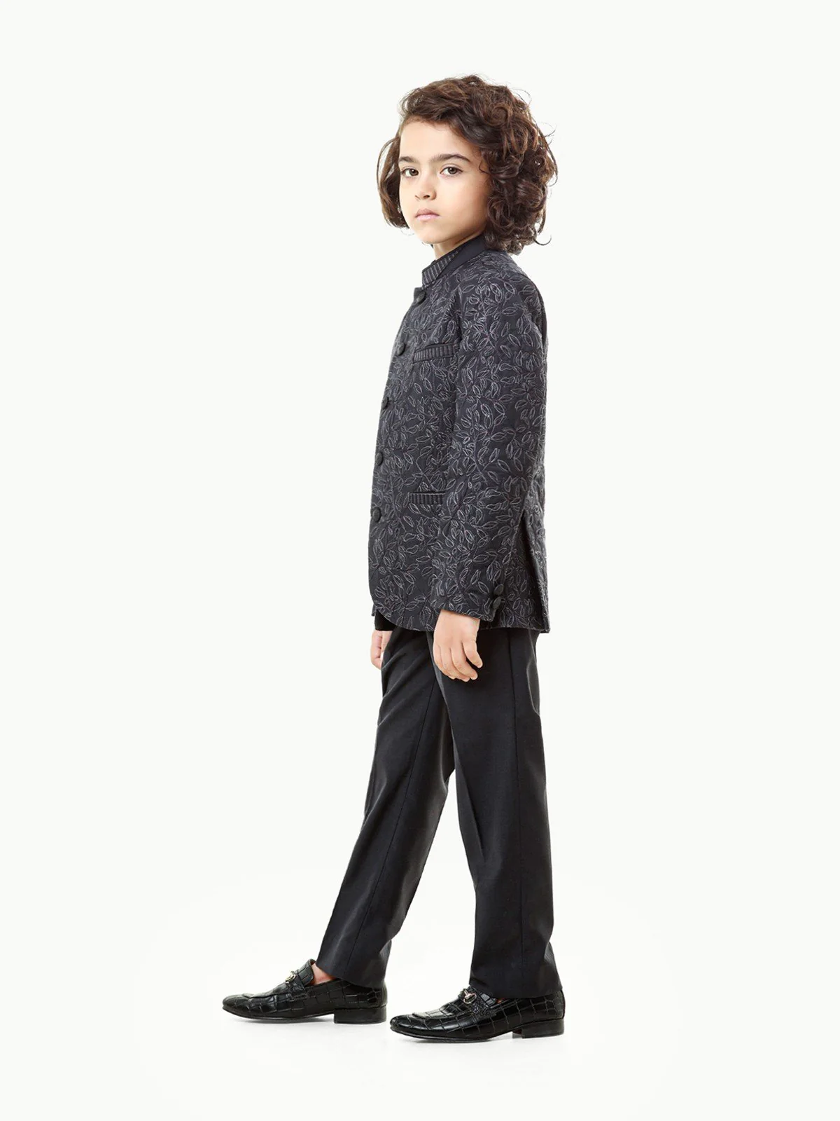Boy's Charcoal Prince Suit - EBTPCS22-007 - Image 3