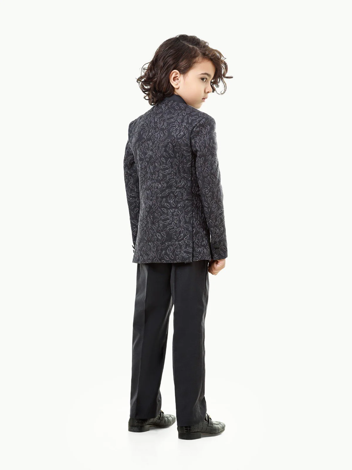 Boy's Charcoal Prince Suit - EBTPCS22-007 - Image 6