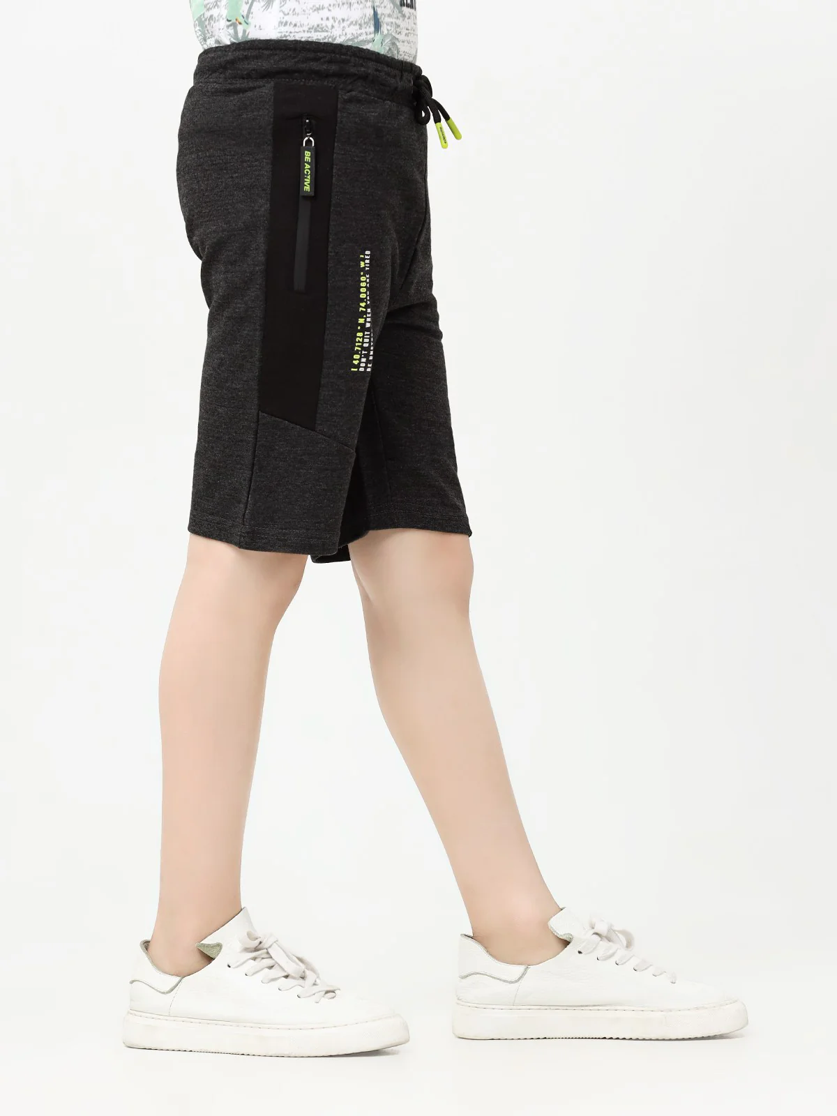 Boy's Charcoal Shorts - EBBSK23-014 - Image 2